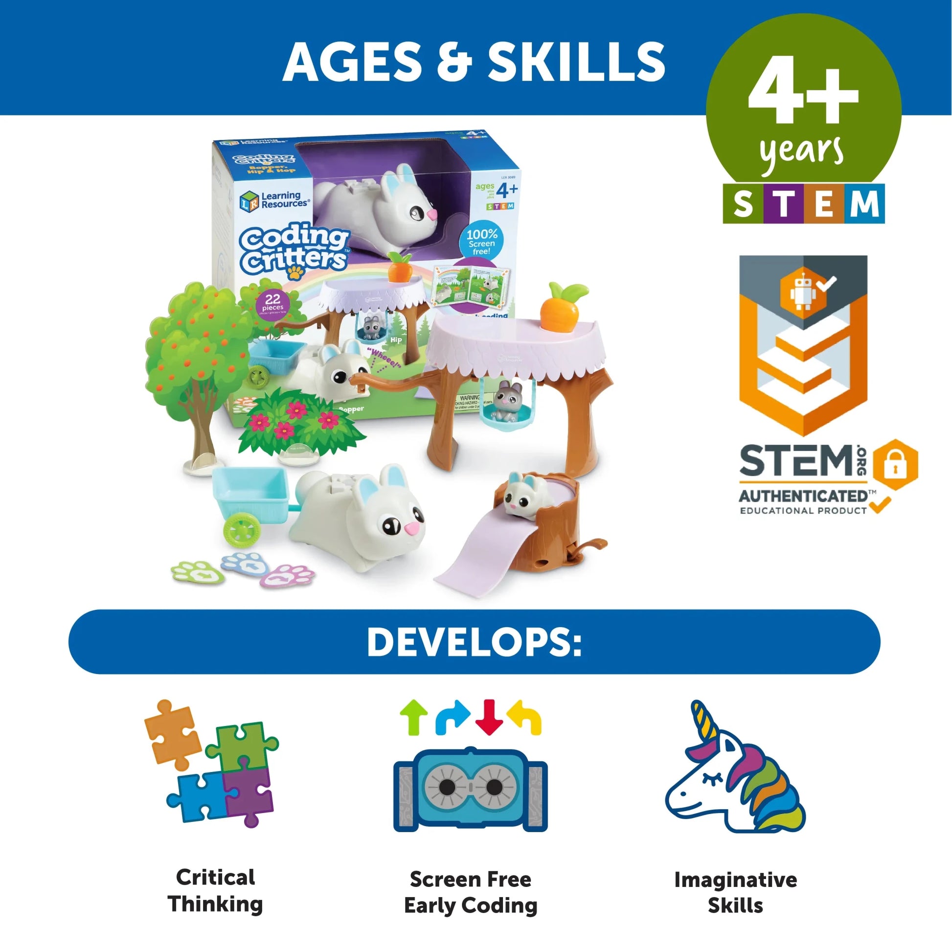 Coding Critters™: Bopper With Hip & Hop - Mastermind Toys___255189