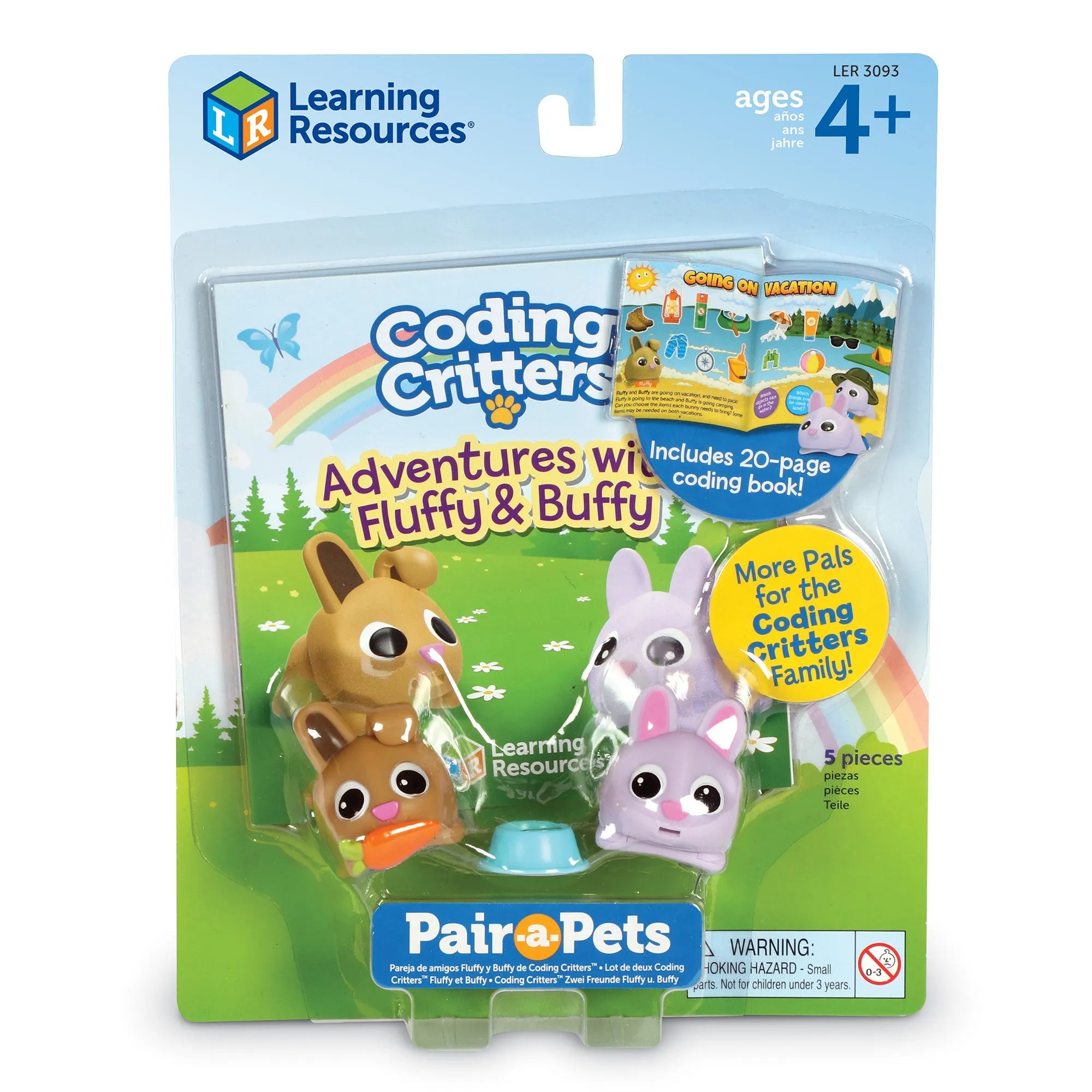 Coding Critters® Pair - a - Pets: Adventures with Fluffy & Buffy - Mastermind Toys___255192