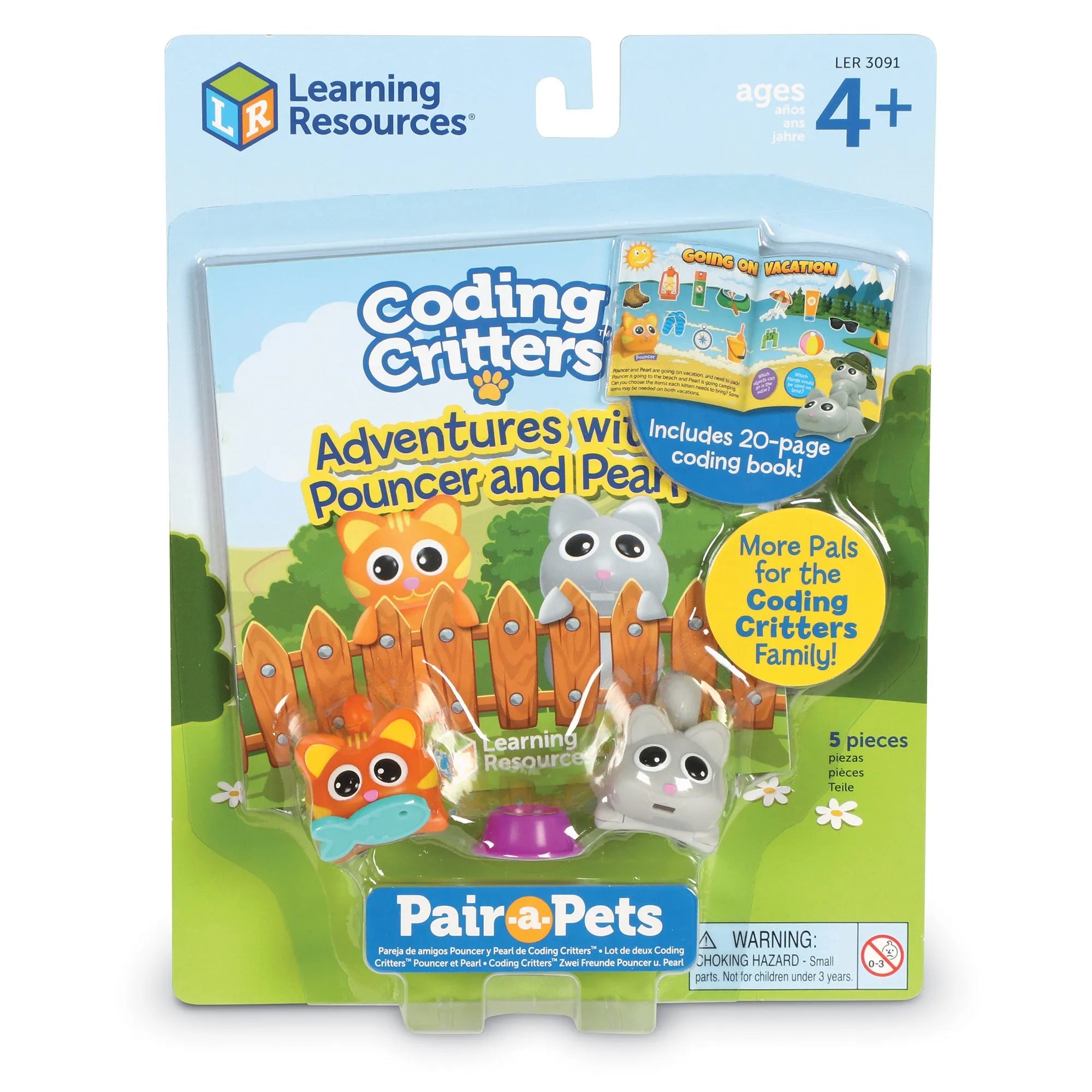 Coding Critters® Pair - a - Pets: Adventures with Pouncer & Pearl - Mastermind Toys___255190