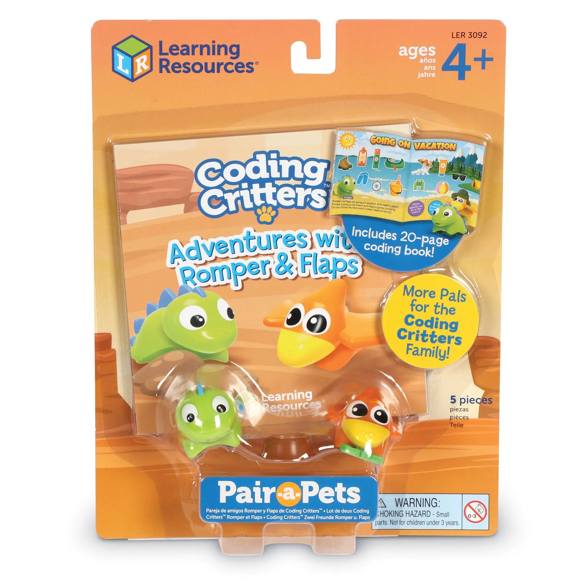 Coding Critters® Pair - a - Pets: Adventures with Romper & Flaps - Mastermind Toys___255191