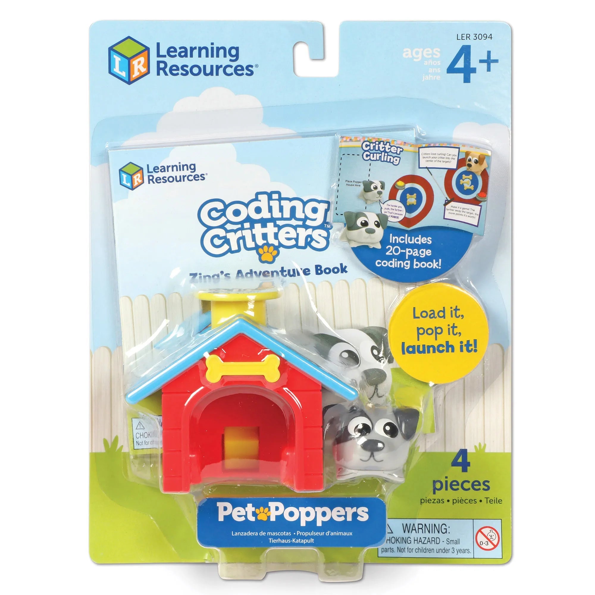 Coding Critters® Pet Poppers: Zing the Dog - Mastermind Toys___255193