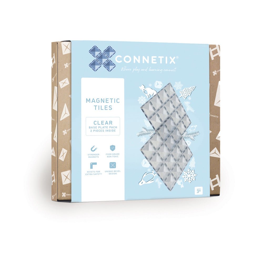 CONNETIX Base Plates - Clear - Mastermind Toys___234787