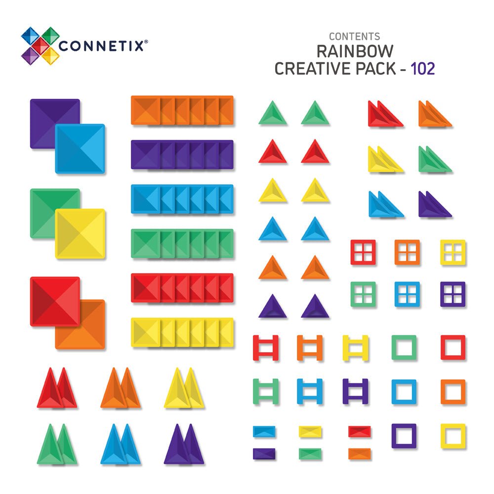 CONNETIX Creative Pack - Rainbow - Mastermind Toys___234781