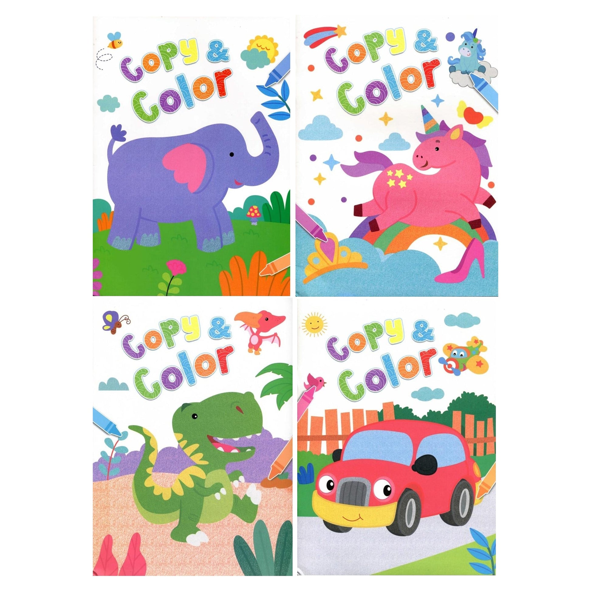 Copy And Color Books - 4 Asst. - Mastermind Toys___248759