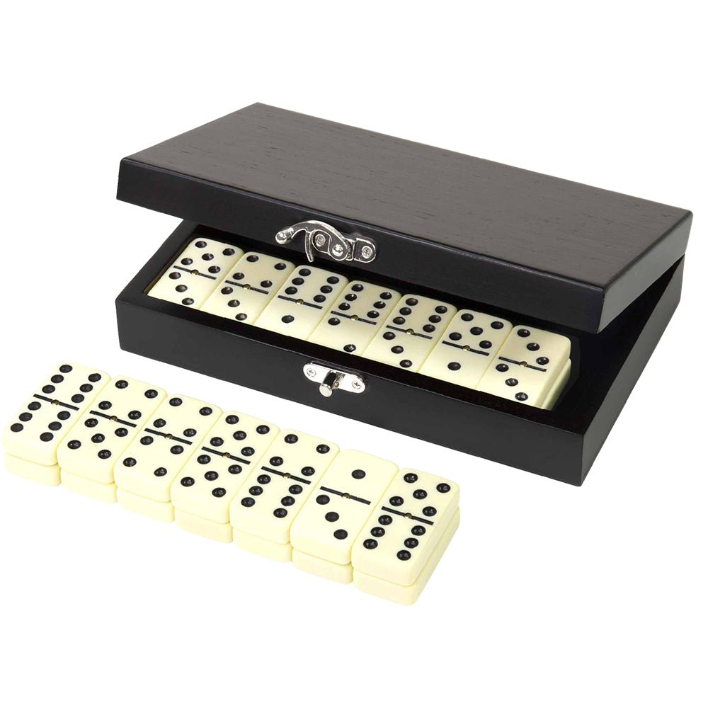 Craftsman Deluxe Wooden Dominoes Set - Mastermind Toys___235480