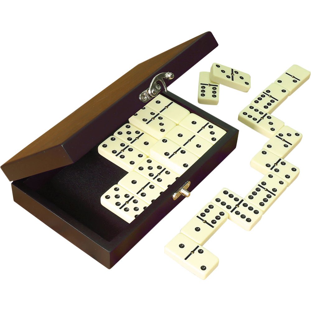 Craftsman Deluxe Wooden Dominoes Set - Mastermind Toys___235480