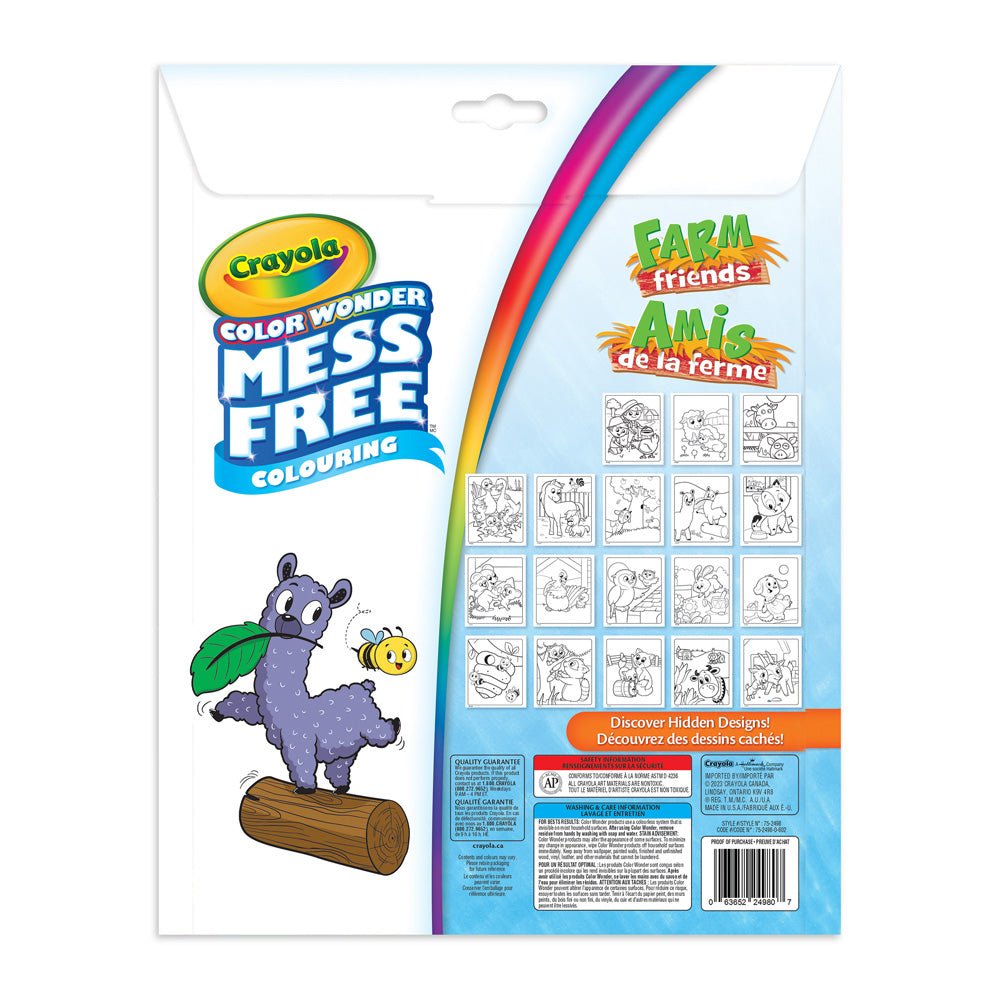 Crayola Color Wonder Mess Free - Crayola Color Wonder Mess Free Colouring Pages Mini Markers Farm Friends 232854 125864 1000x 