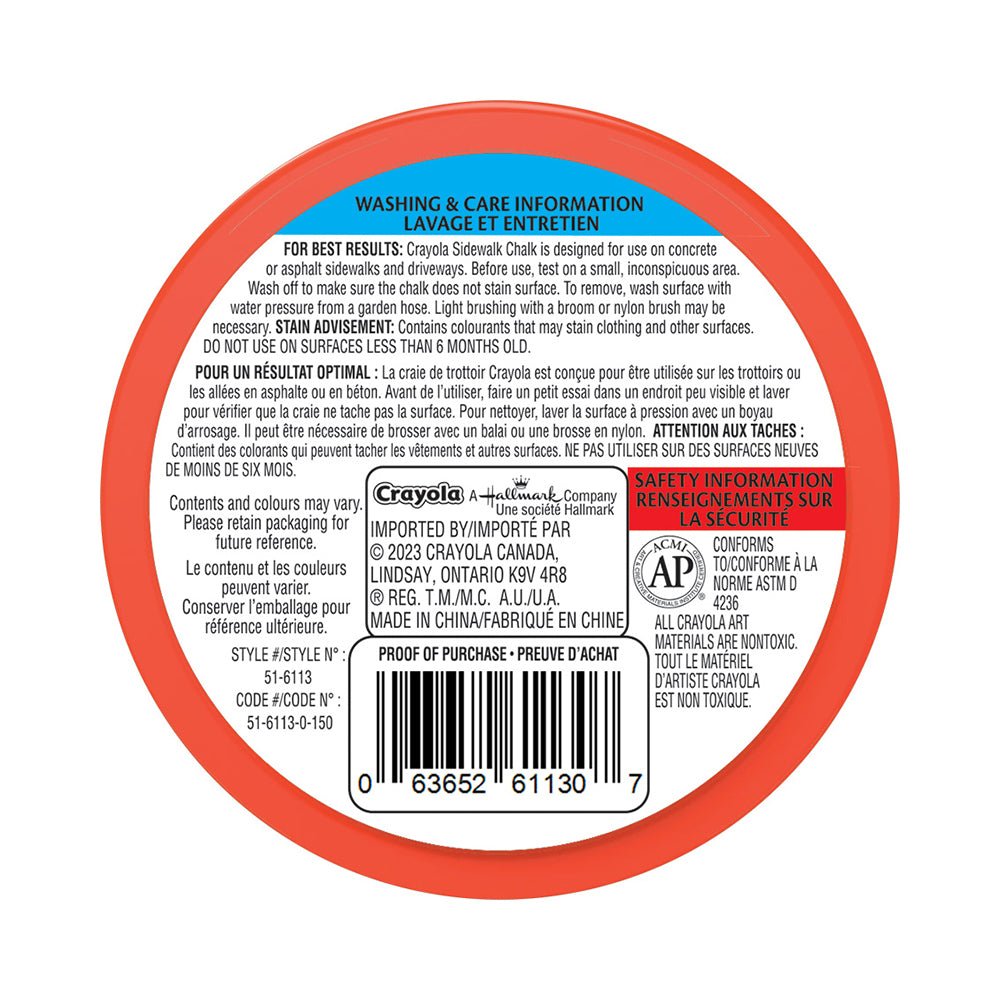 Crayola Outdoor Superchalk Assorted - Mastermind Toys___229148