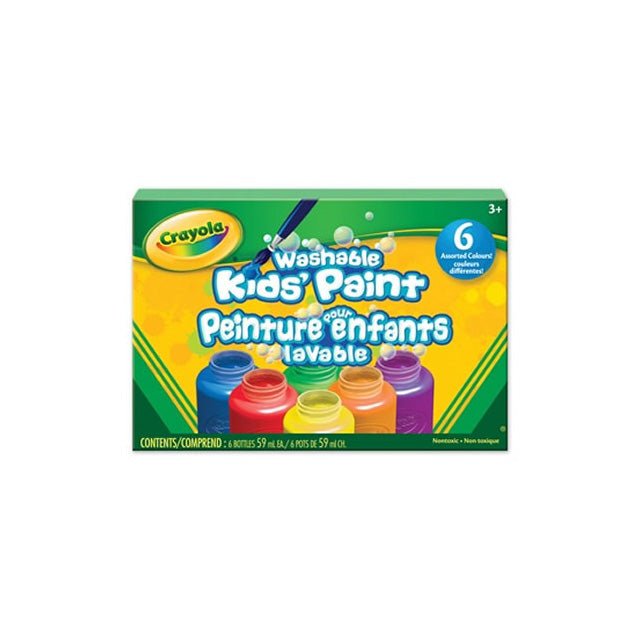 Crayola Washable Paint Jars 6 Pack - Mastermind Toys___133011