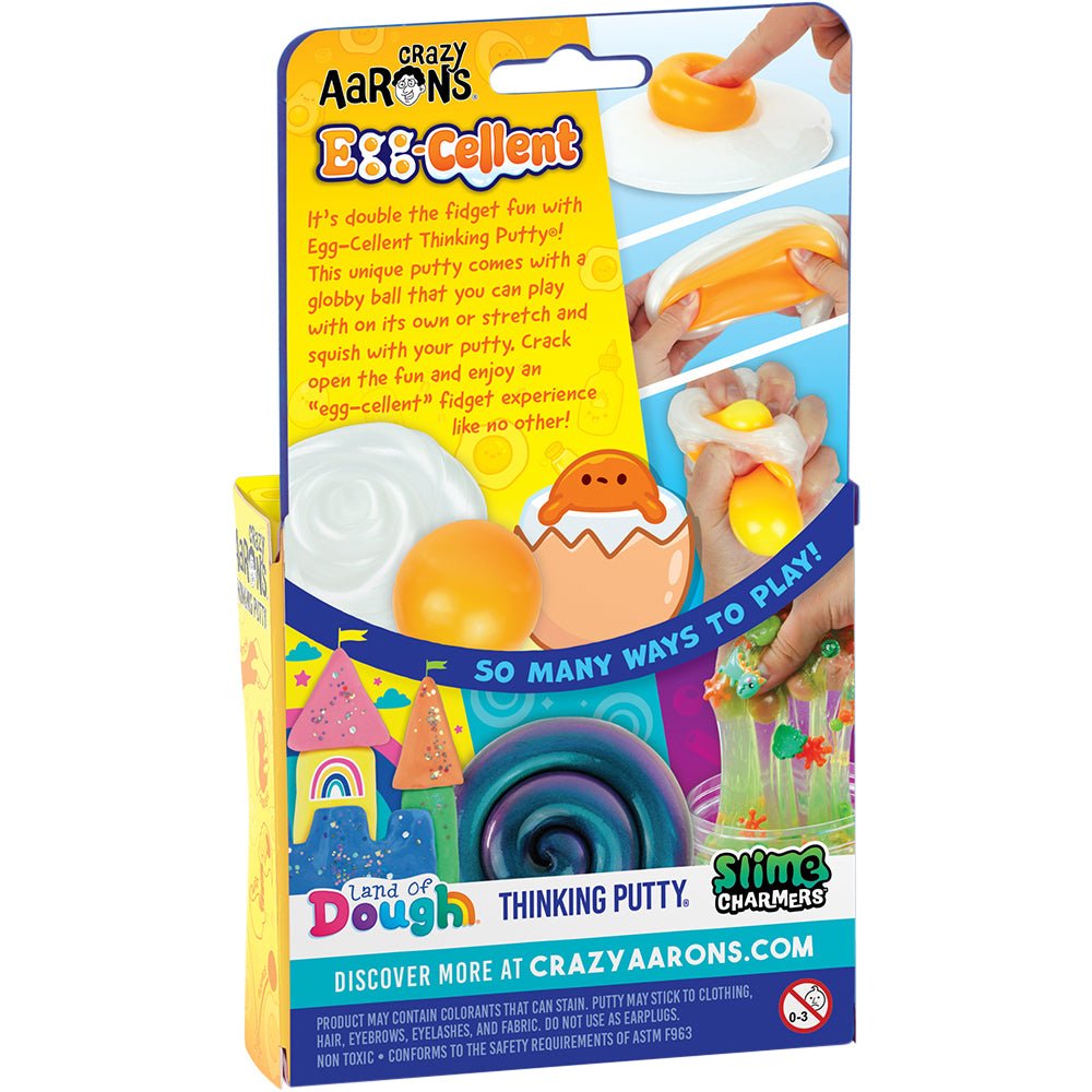 Crazy Aaron's 4" Thinking Putty - Egg - Cellent - Mastermind Toys___244766