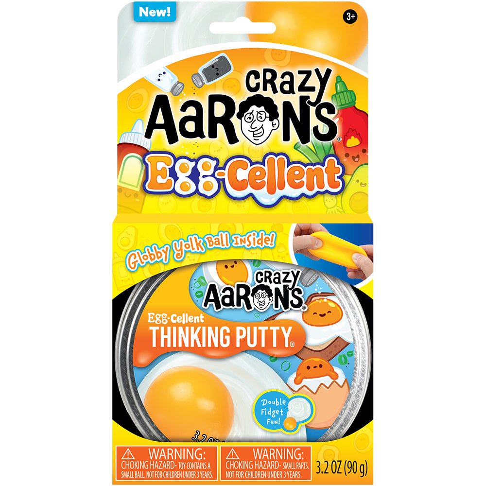 Crazy Aaron's 4" Thinking Putty - Egg - Cellent - Mastermind Toys___244766