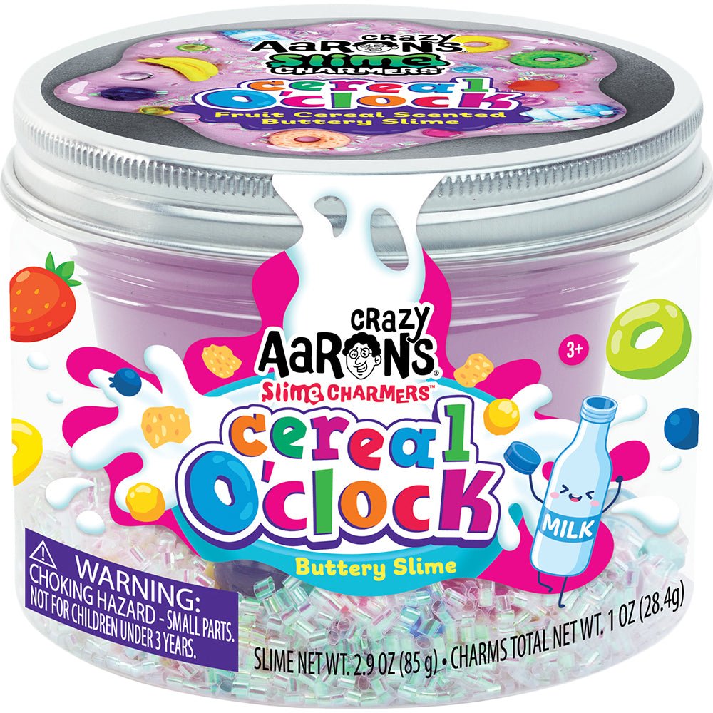 Crazy Aaron's Cereal O'Clock Slime Charmers - Mastermind Toys___244769