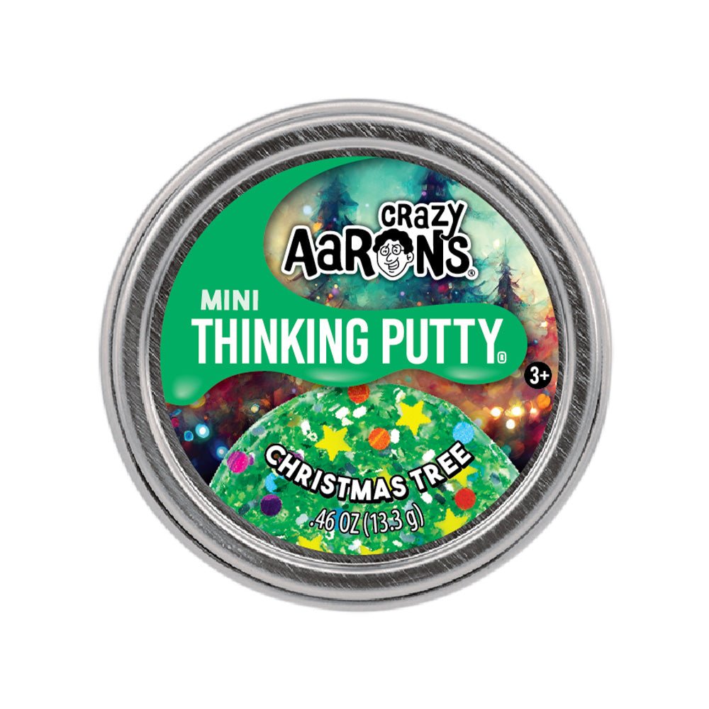 Crazy Aaron’s Mini Thinking Putty - Christmas Tree - Mastermind Toys___237171