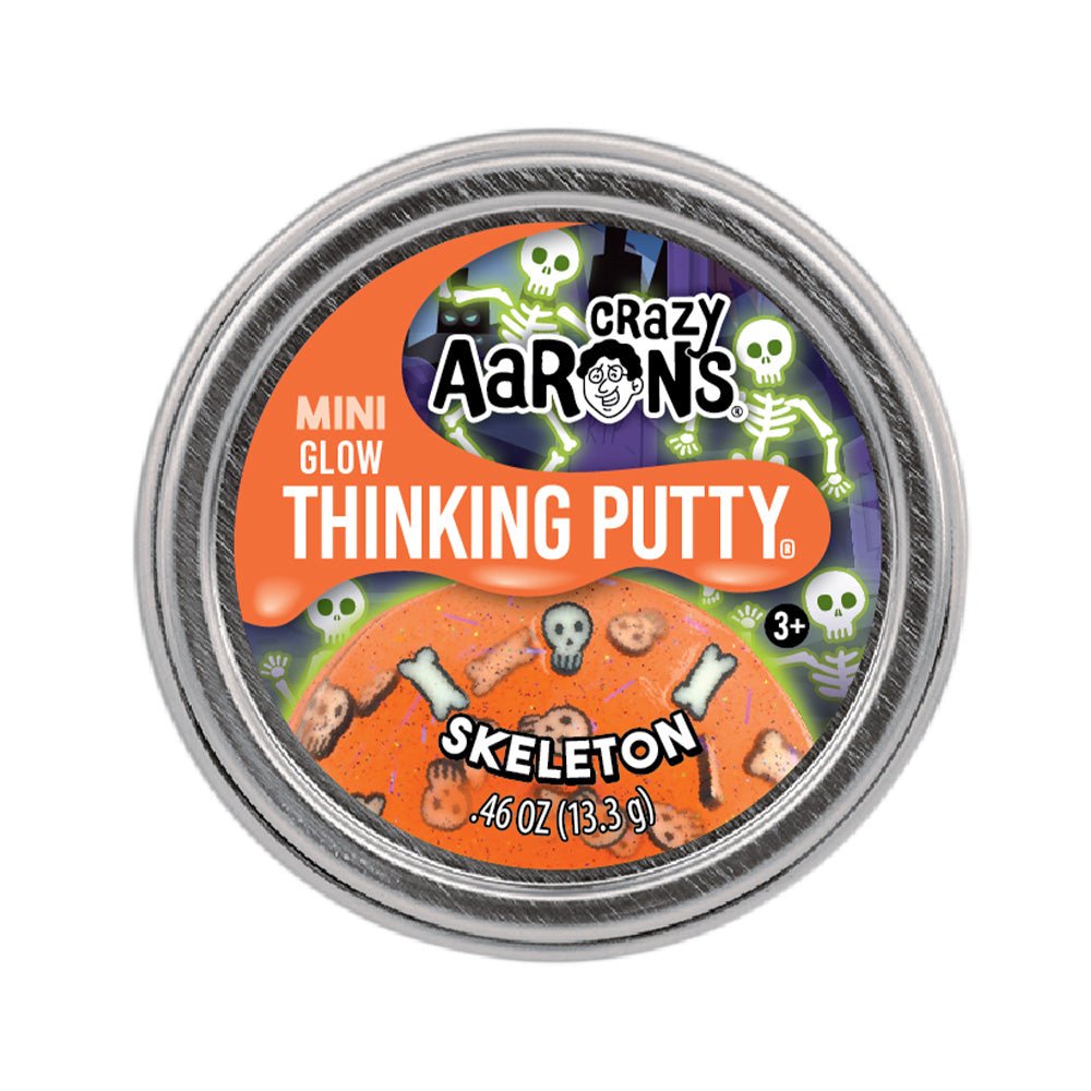 Crazy Aaron’s Mini Thinking Putty - Skeleton - Mastermind Toys___237169