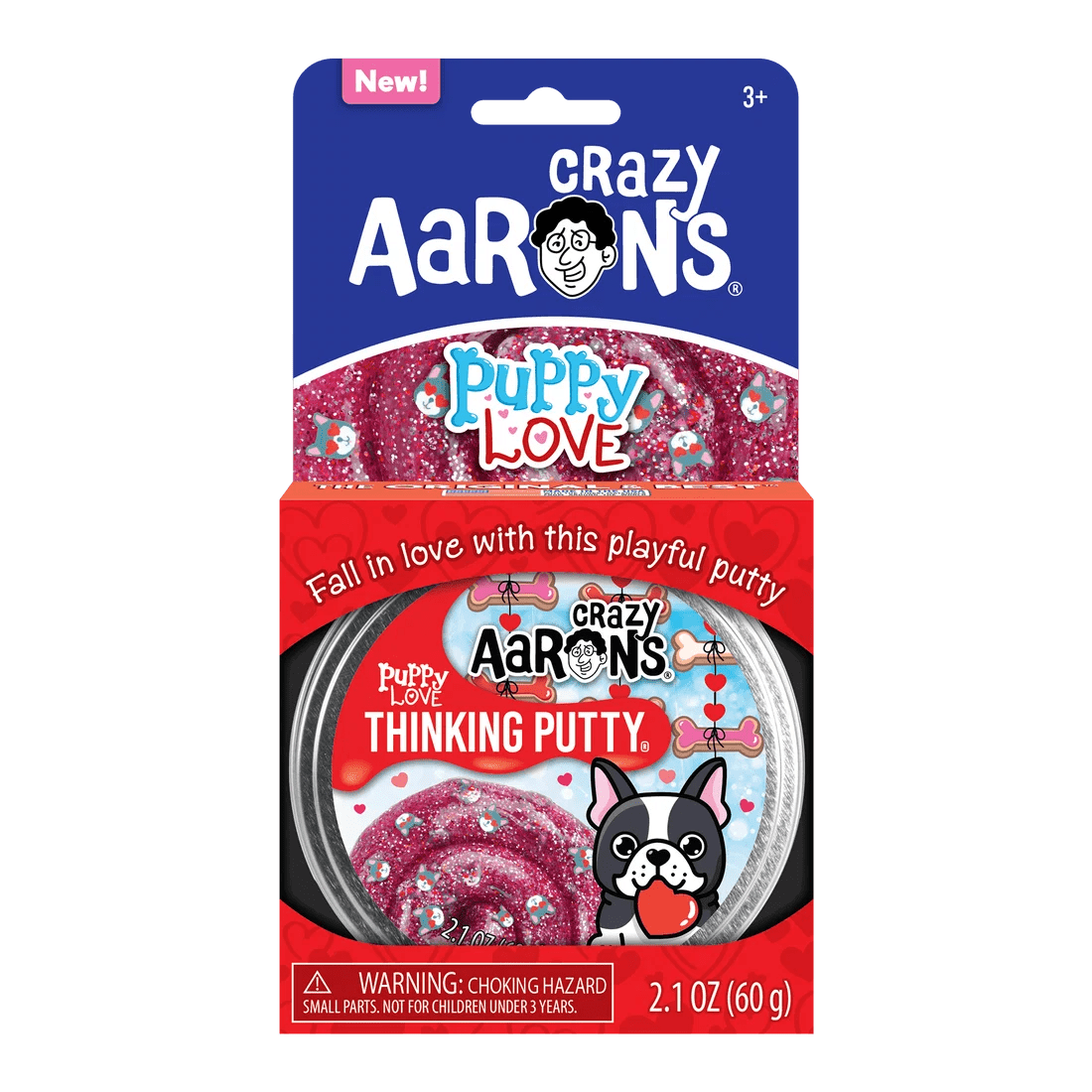 Crazy Aarons Puppy Love Thinking Putty 3.5" - Mastermind Toys___256750