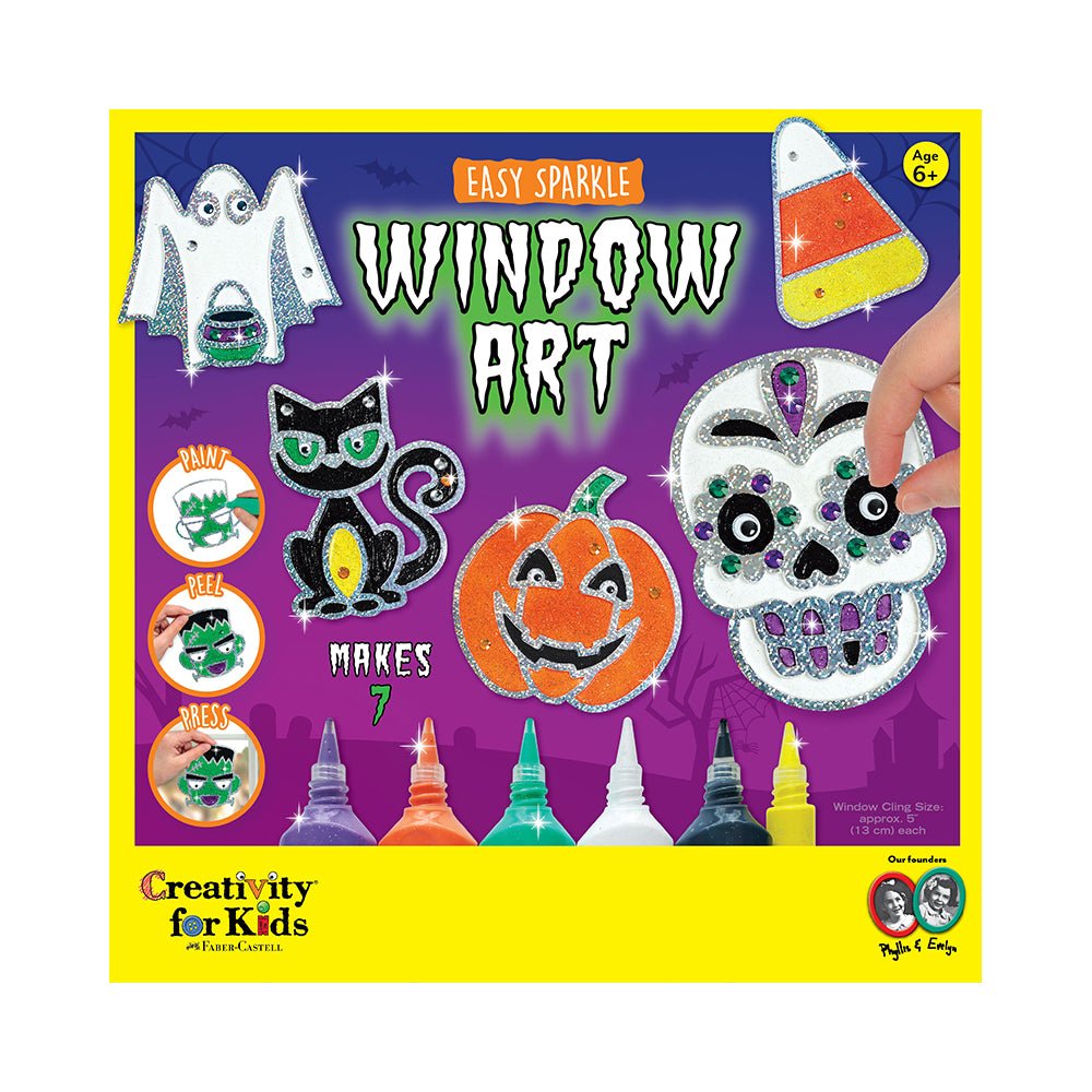 Creativity for Kids Halloween Easy Sparkle Window Art - Mastermind Toys___223139