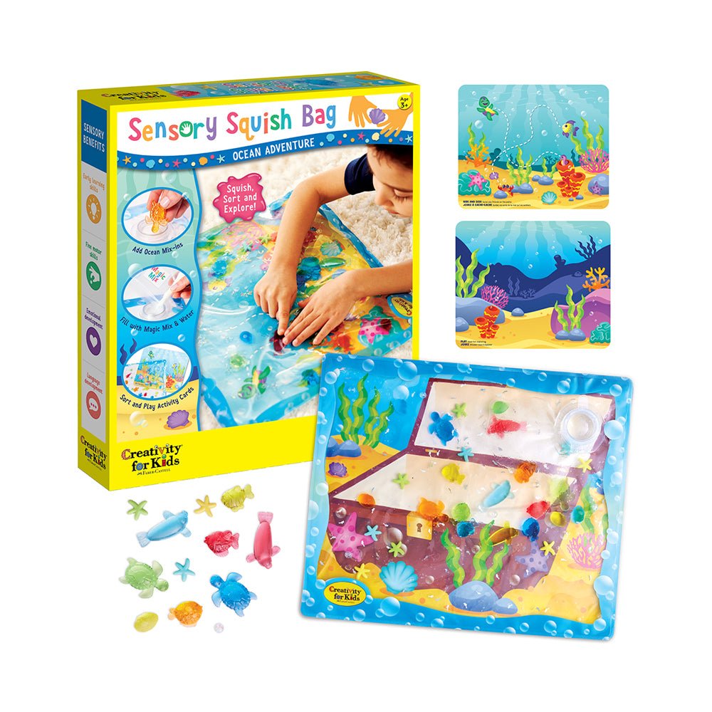 Creativity for Kids Sensory Squish Bag Ocean Adventure - Mastermind Toys___230709