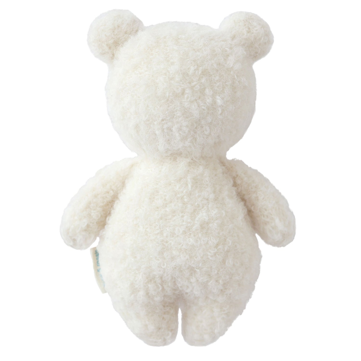 Cuddle + Kind Baby Bouclé Bear (Ivory) Hand - Knit Doll - Mastermind Toys___249176
