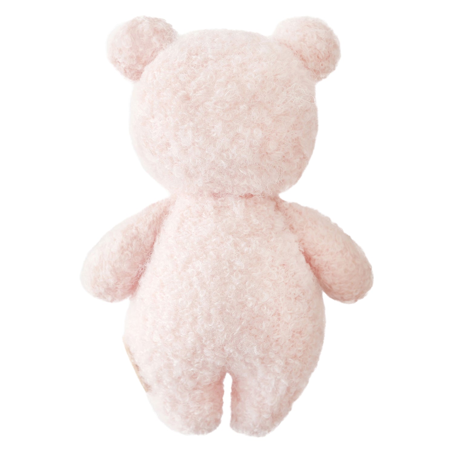 Cuddle + Kind Baby Bouclé Bear (Strawberry) Hand - Knit Doll - Mastermind Toys___249174