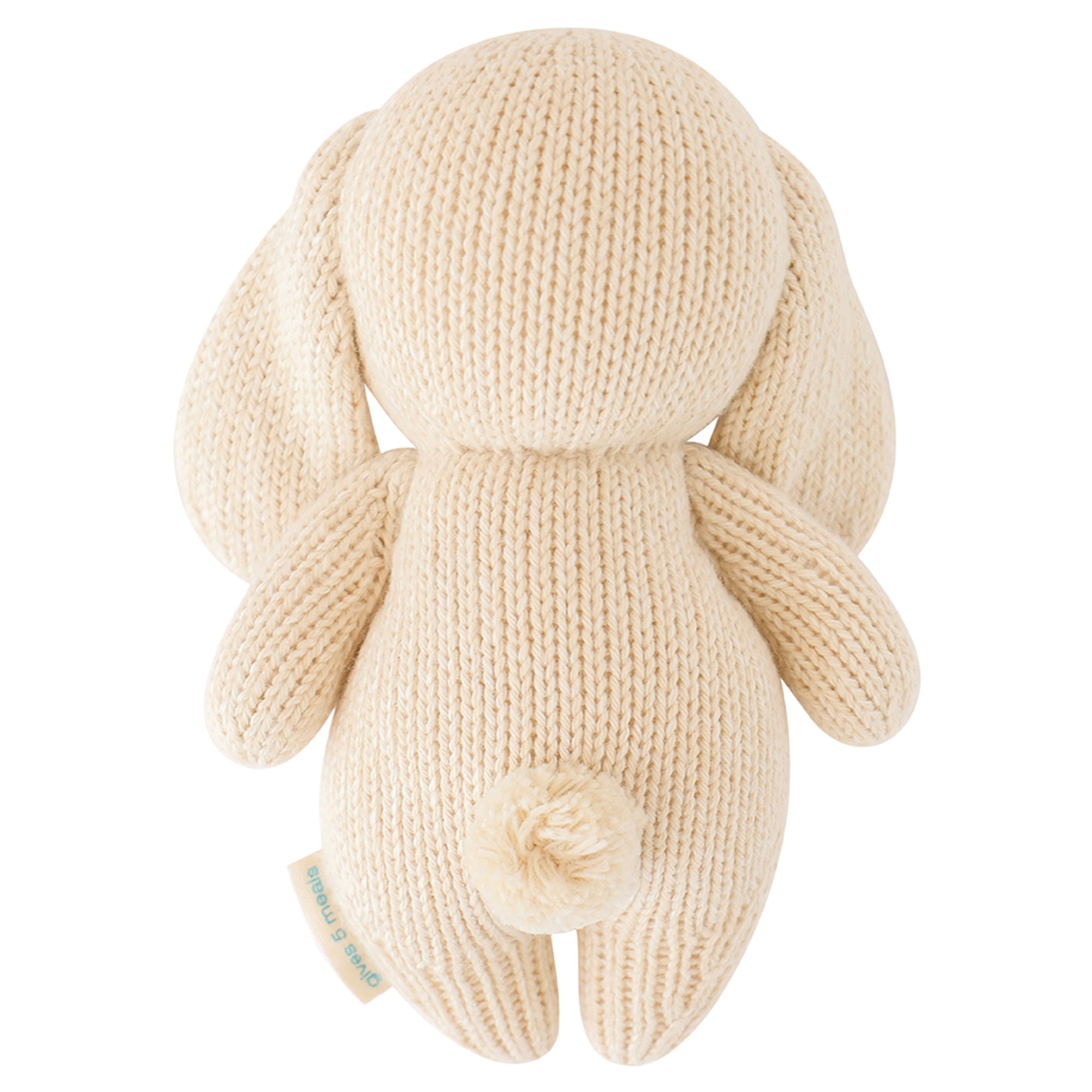 Cuddle + Kind Baby Bunny (Oatmeal) Hand - Knit Doll - Mastermind Toys___253492