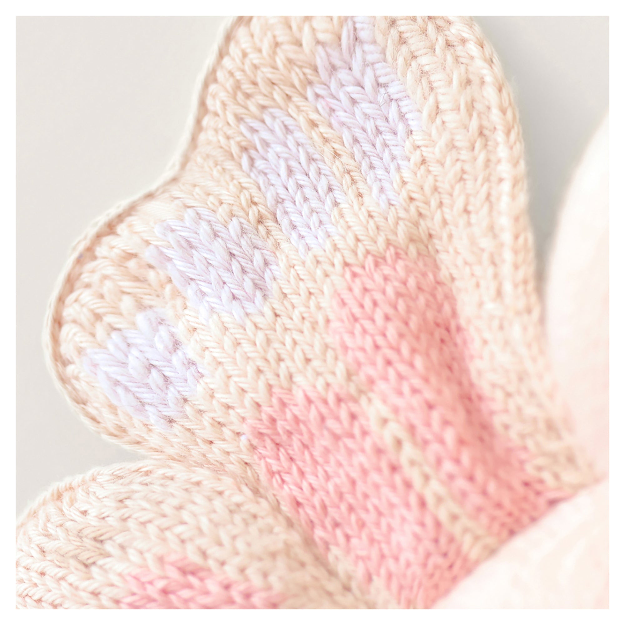 Cuddle + Kind Baby Butterfly (Petal Pink) Hand - Knit Doll - Mastermind Toys___253513