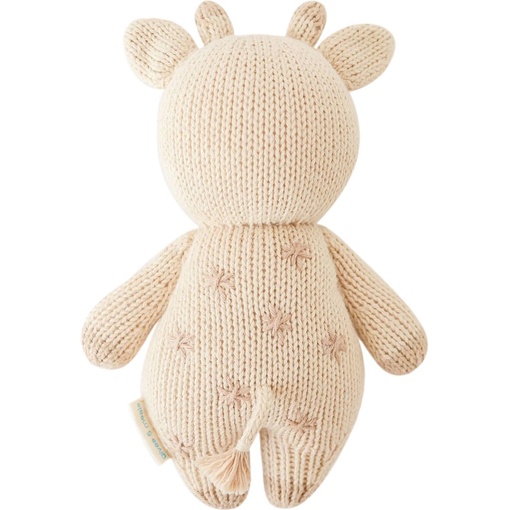 Cuddle + Kind Baby Giraffe Hand - Knit Doll - Mastermind Toys___242733