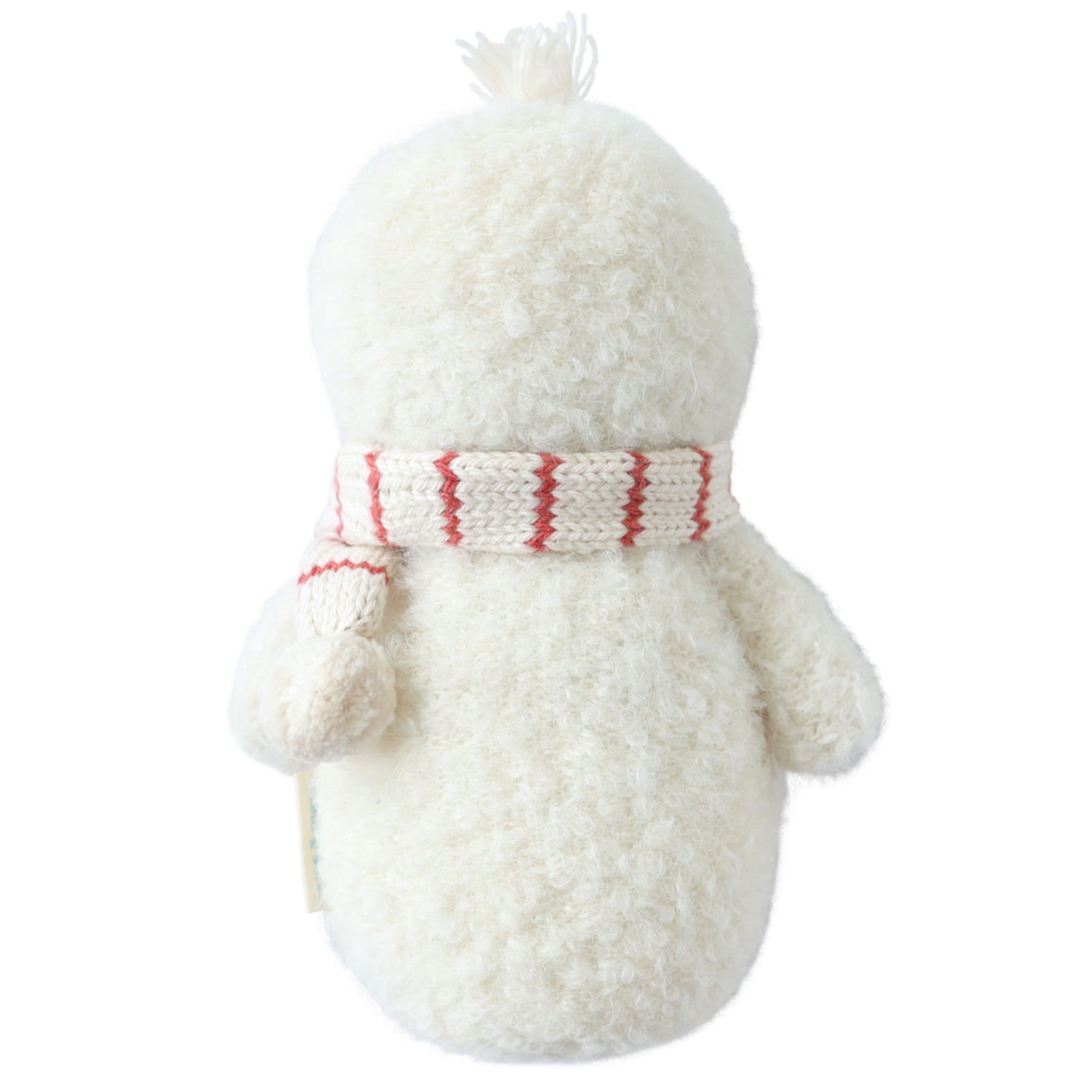 Cuddle + Kind Baby Snowman (Candy Stripe) Hand - Knit Doll - Mastermind Toys___249177