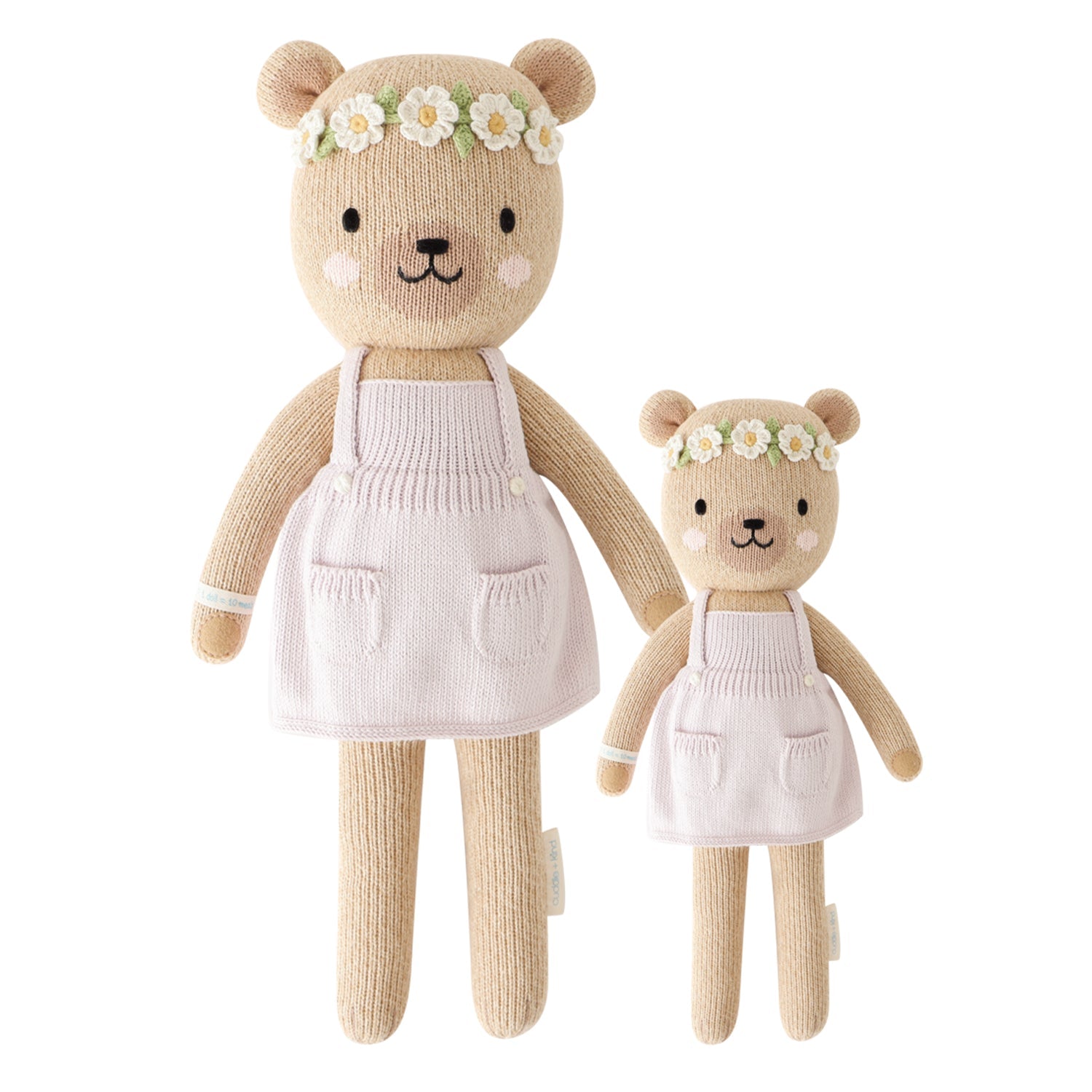 Cuddle + Kind Olivia the Honey Bear Hand - Knit Doll - Mastermind Toys___249179