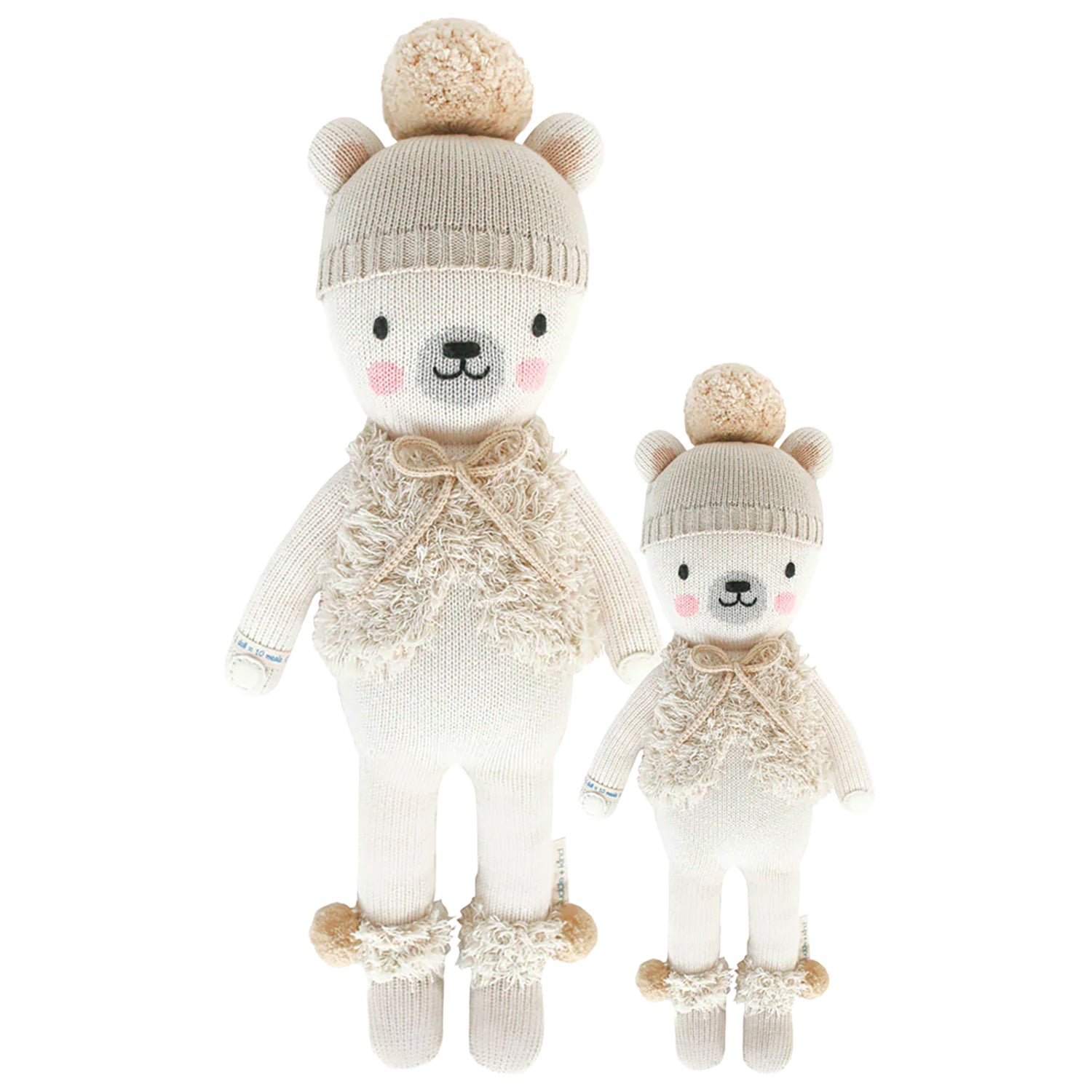 Cuddle + Kind Stella the Polar Bear Hand - Knit Doll - Mastermind Toys___249178