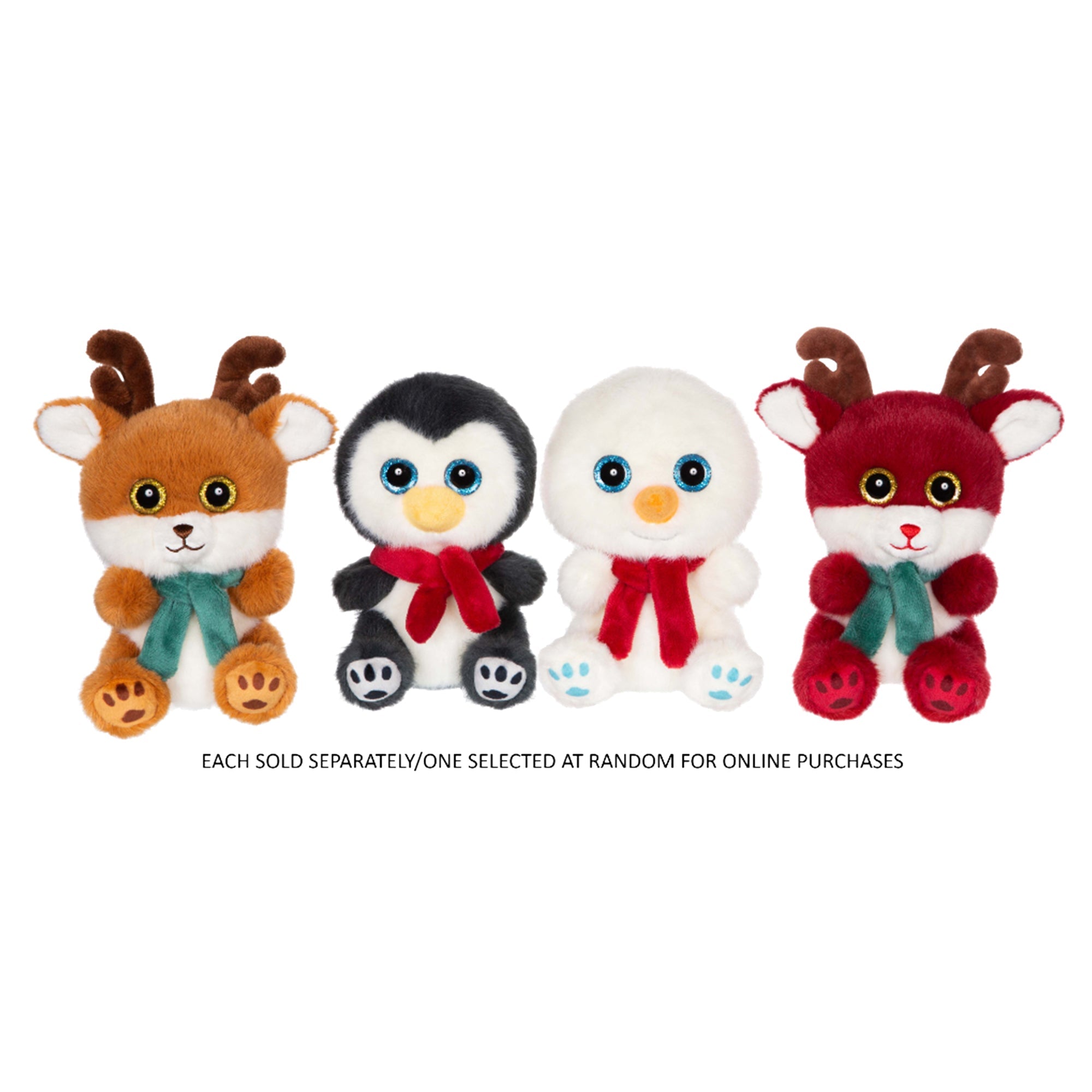 Cutydoos Christmas Plush 13 cm Assorted in CDU - Mastermind Toys___245509