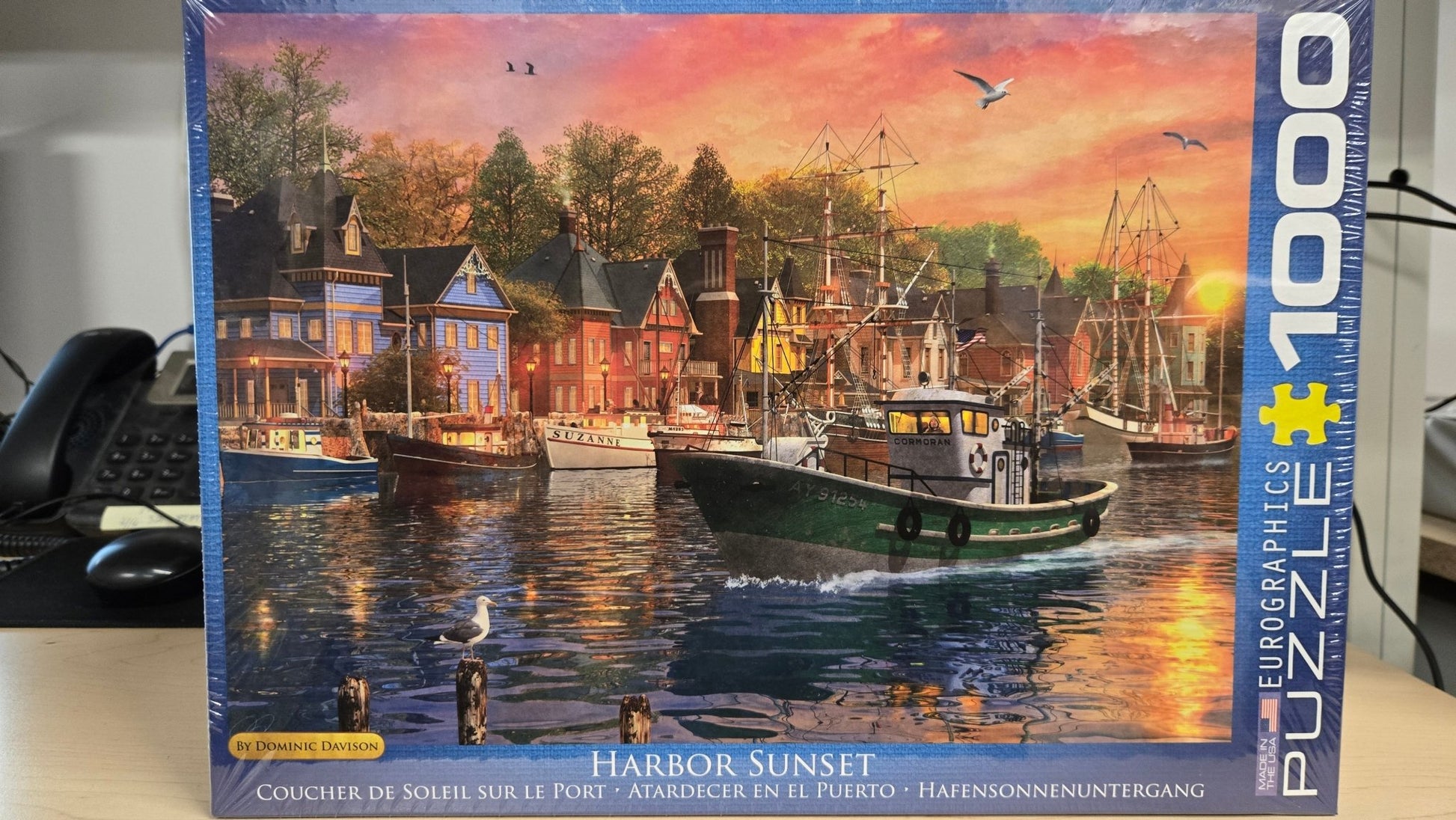 Davison Art 1000pc - Harbor Sunset - Mastermind Toys___250804