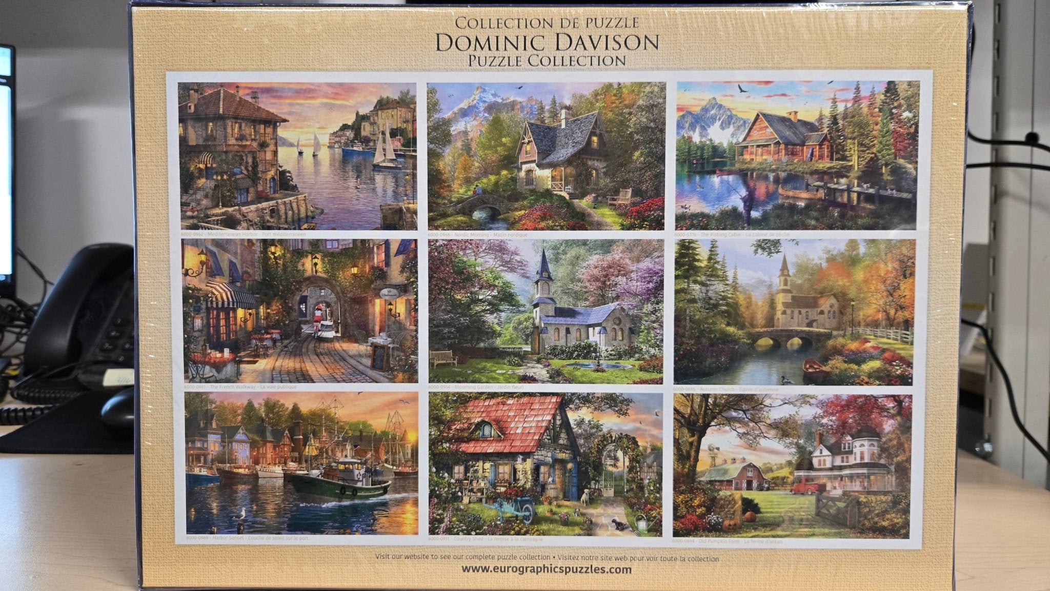 Davison Art 1000pc - Harbor Sunset - Mastermind Toys___250804