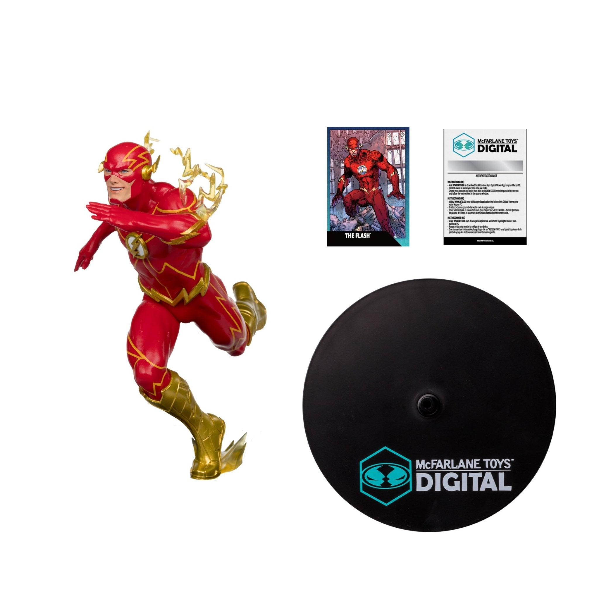 DC Direct - 12" Posed Statue - The Flash By Jim Lee (Mcfarlane Digital) - Mastermind Toys___246353