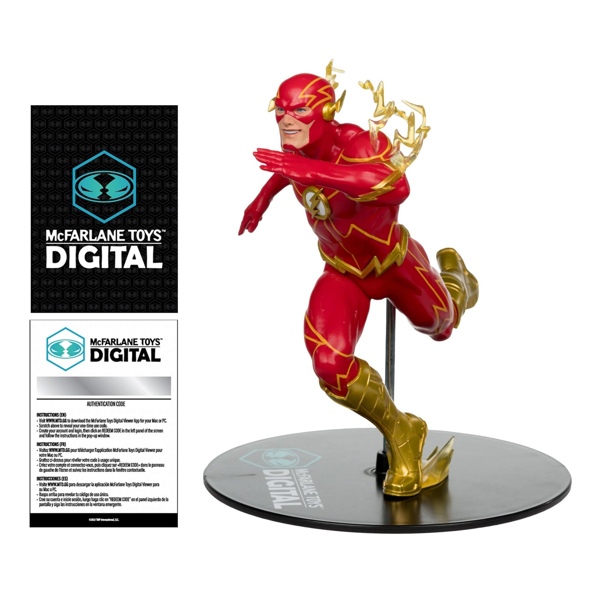 DC Direct - 12" Posed Statue - The Flash By Jim Lee (Mcfarlane Digital) - Mastermind Toys___246353