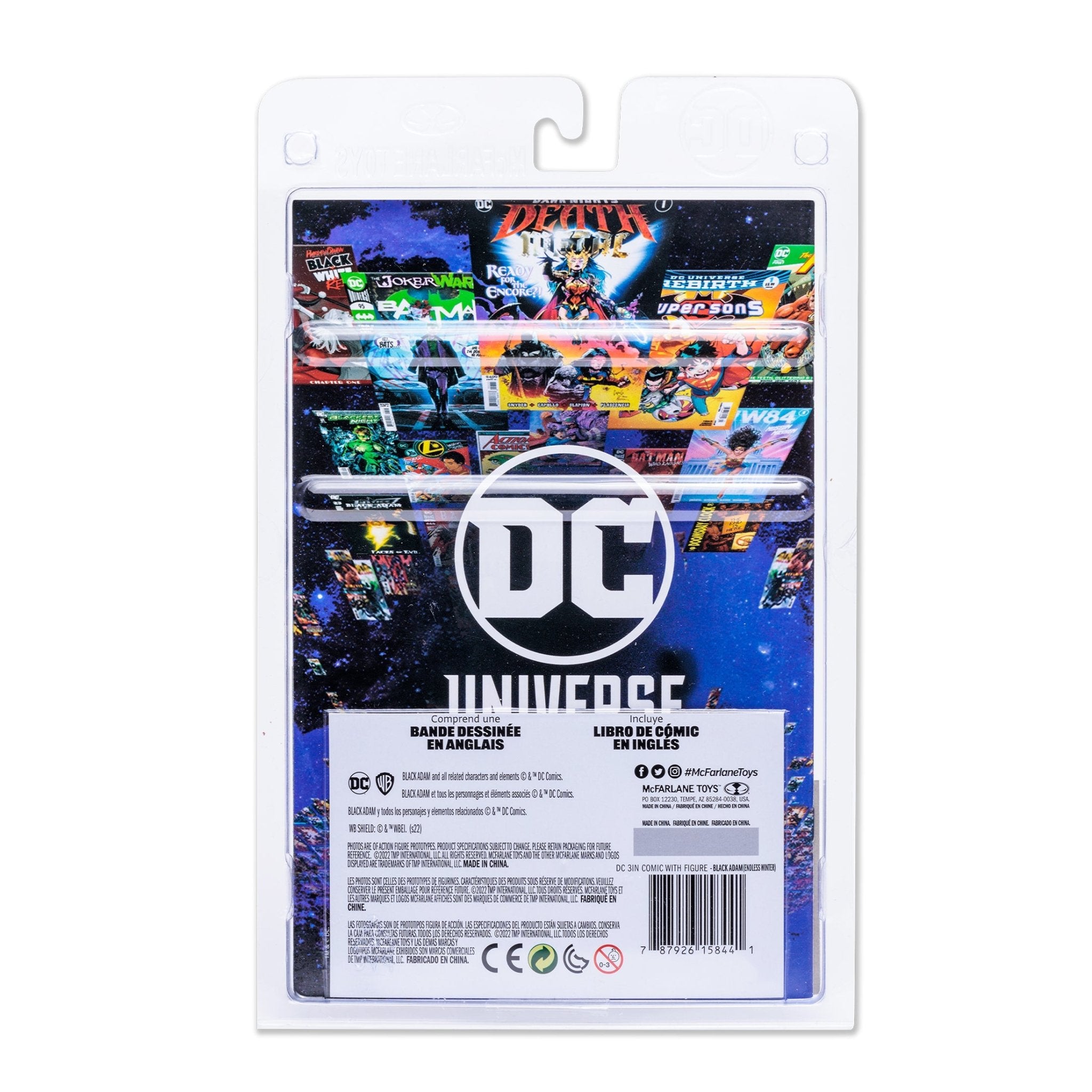 DC Direct - 3" Comic With Figure - Black Adam (Endless Winter) - Mastermind Toys___246347