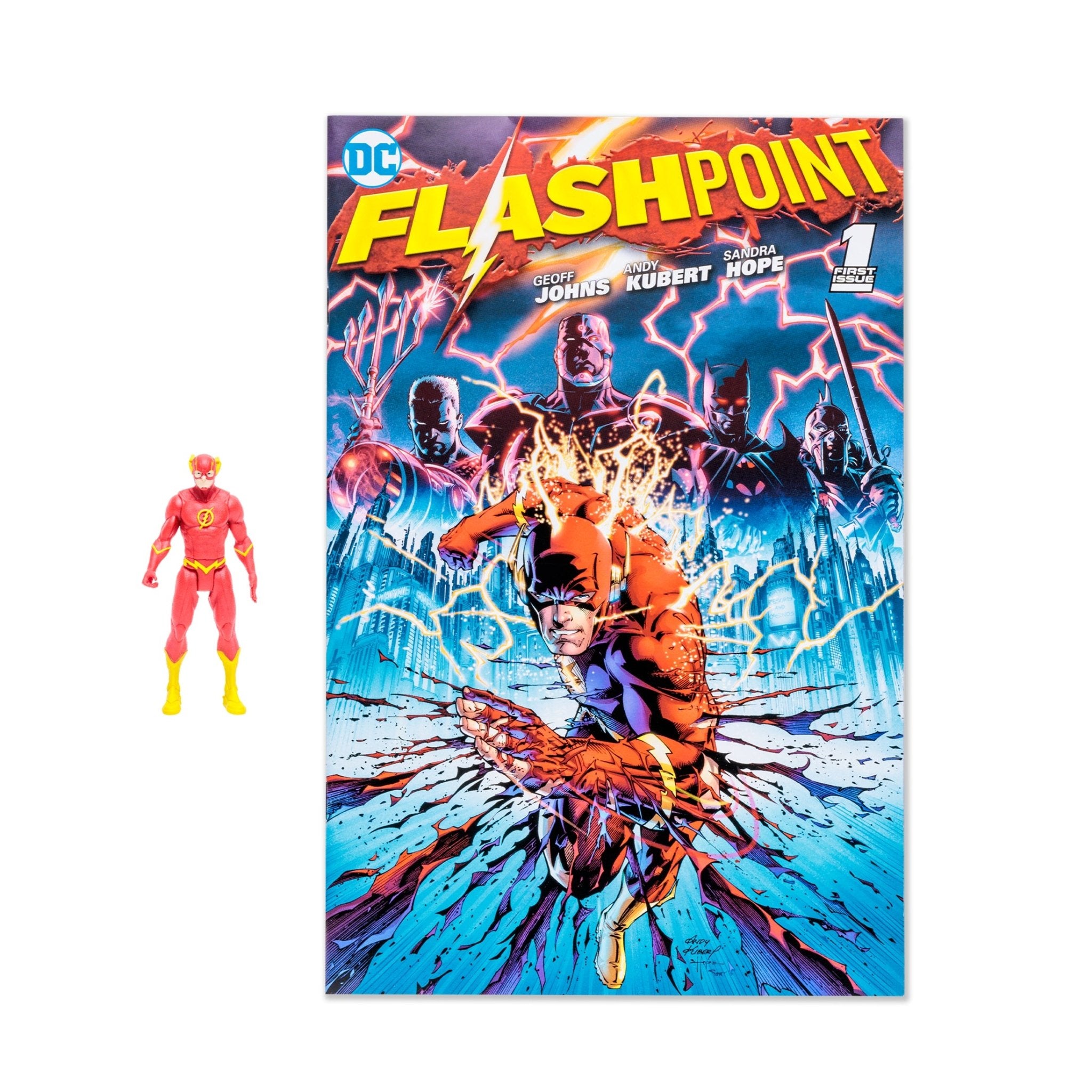 Dc Direct - 3" Comic With Figure - The Flash (Flashpoint) - Mastermind Toys___246346