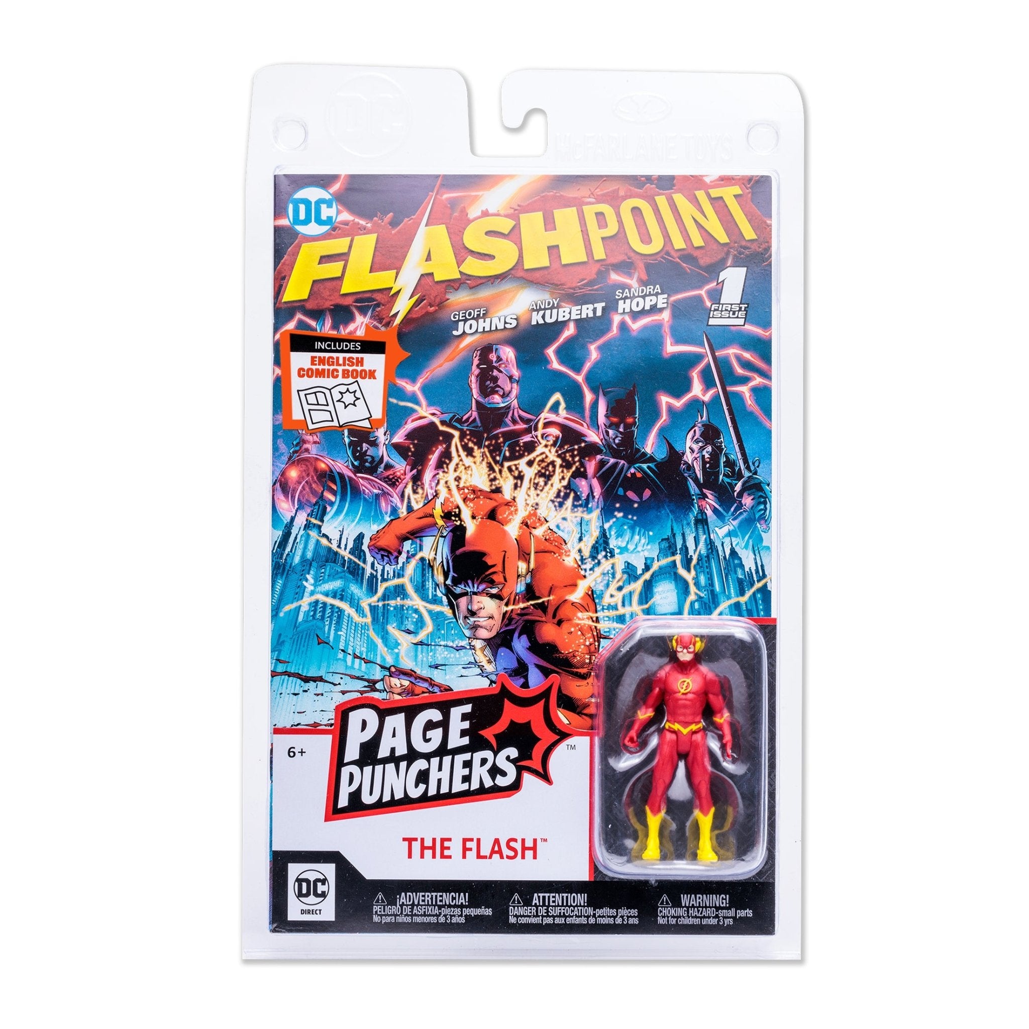 Dc Direct - 3" Comic With Figure - The Flash (Flashpoint) - Mastermind Toys___246346