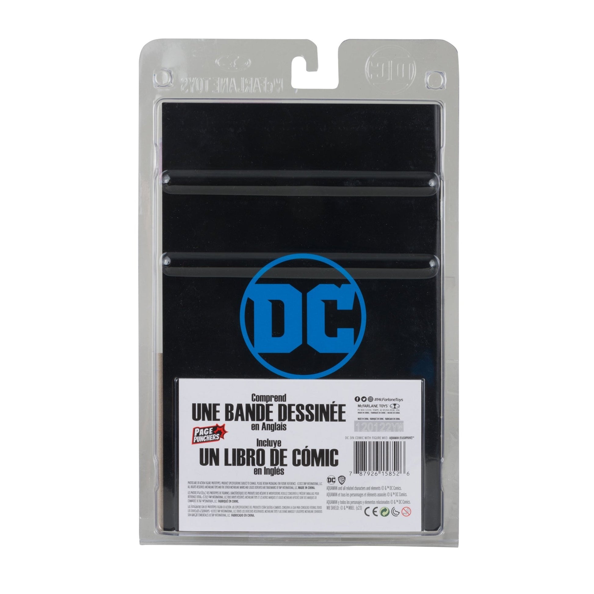 DC Direct Page Punchers Aquaman 3" Figure With Flashpoint Comic - Mastermind Toys___246341