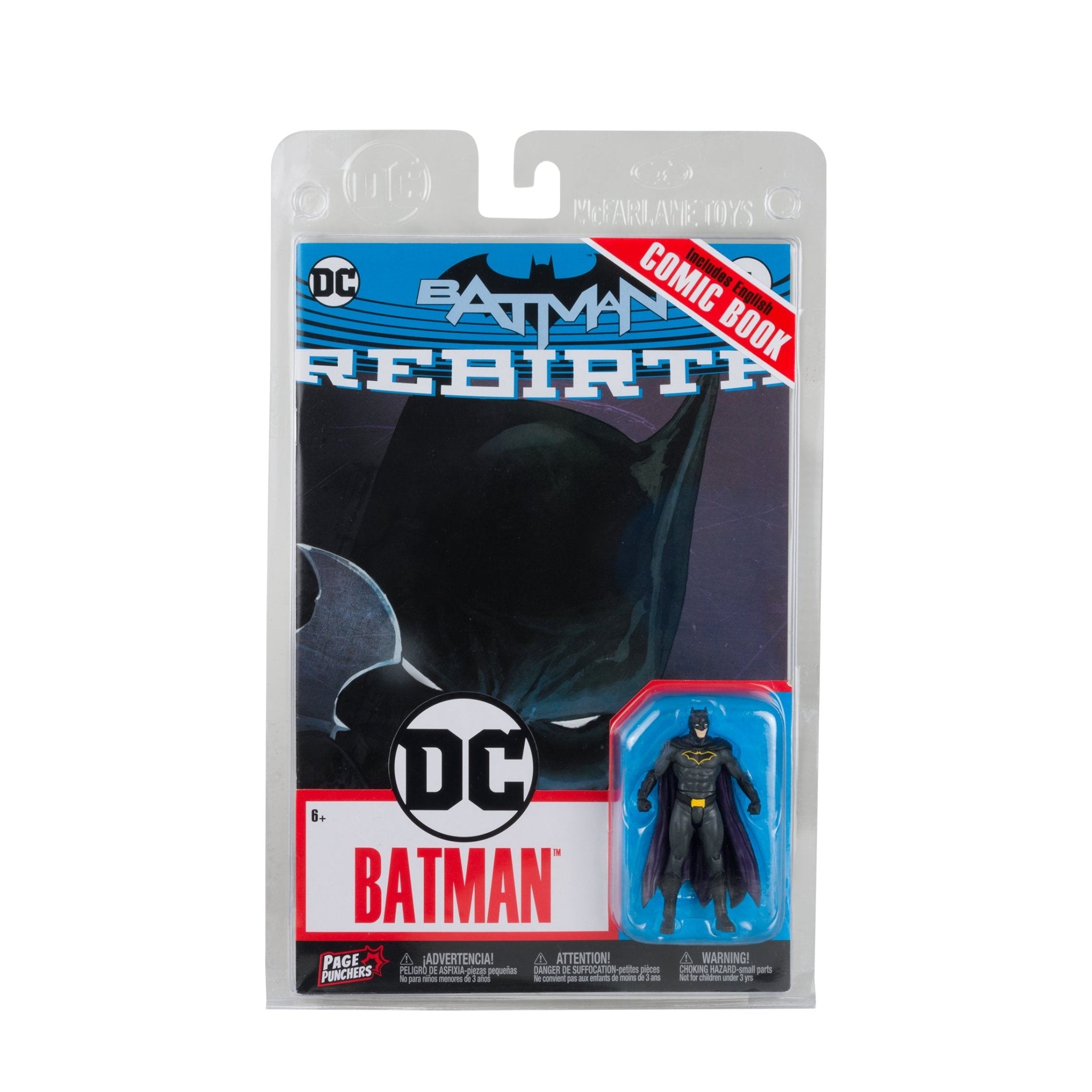 DC Direct Page Punchers Batman 3"Figure with Rebirth Comic - Mastermind Toys___246342