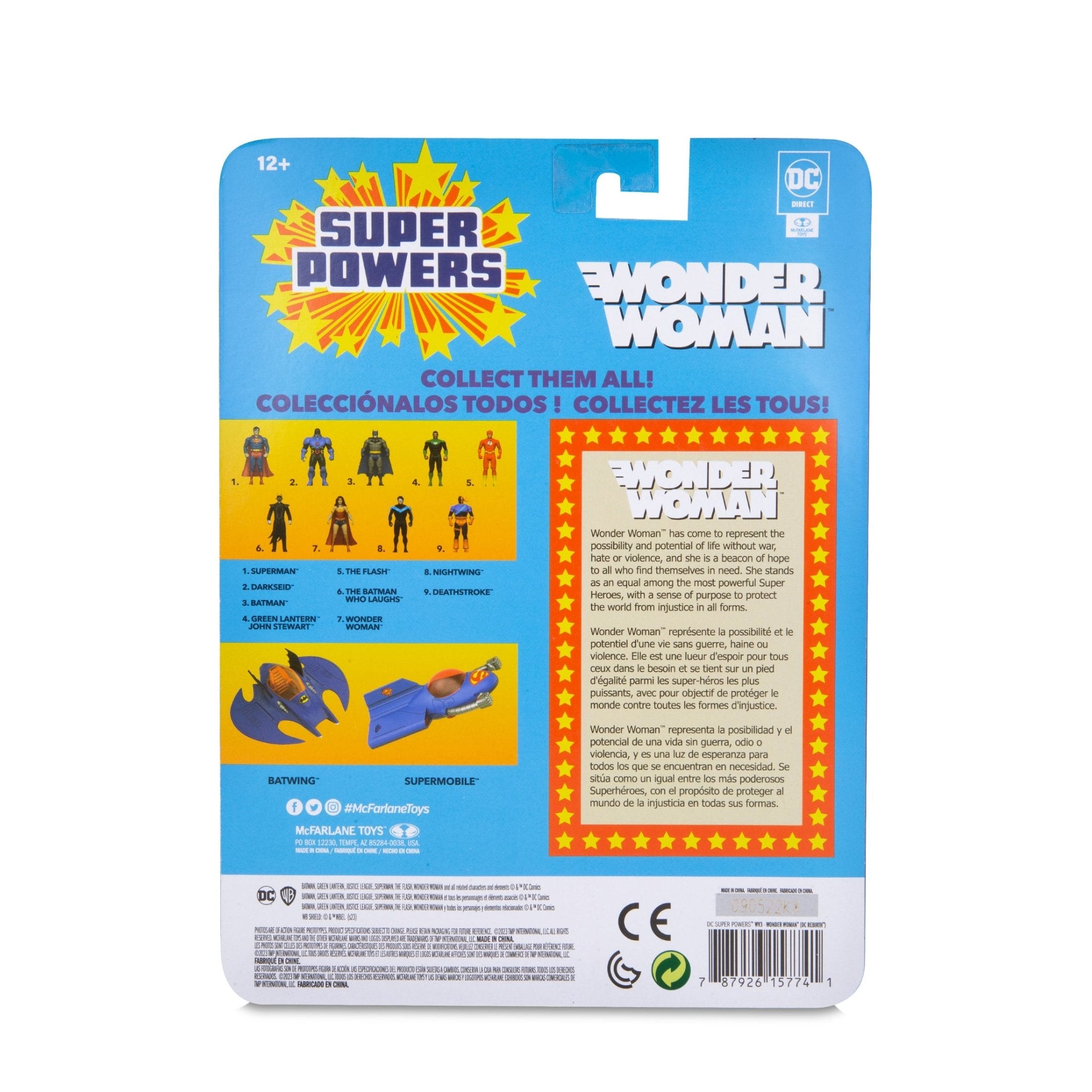 DC Direct - Super Powers 5" Figures - Wonder Woman (Dc Rebirth) - Mastermind Toys___246334