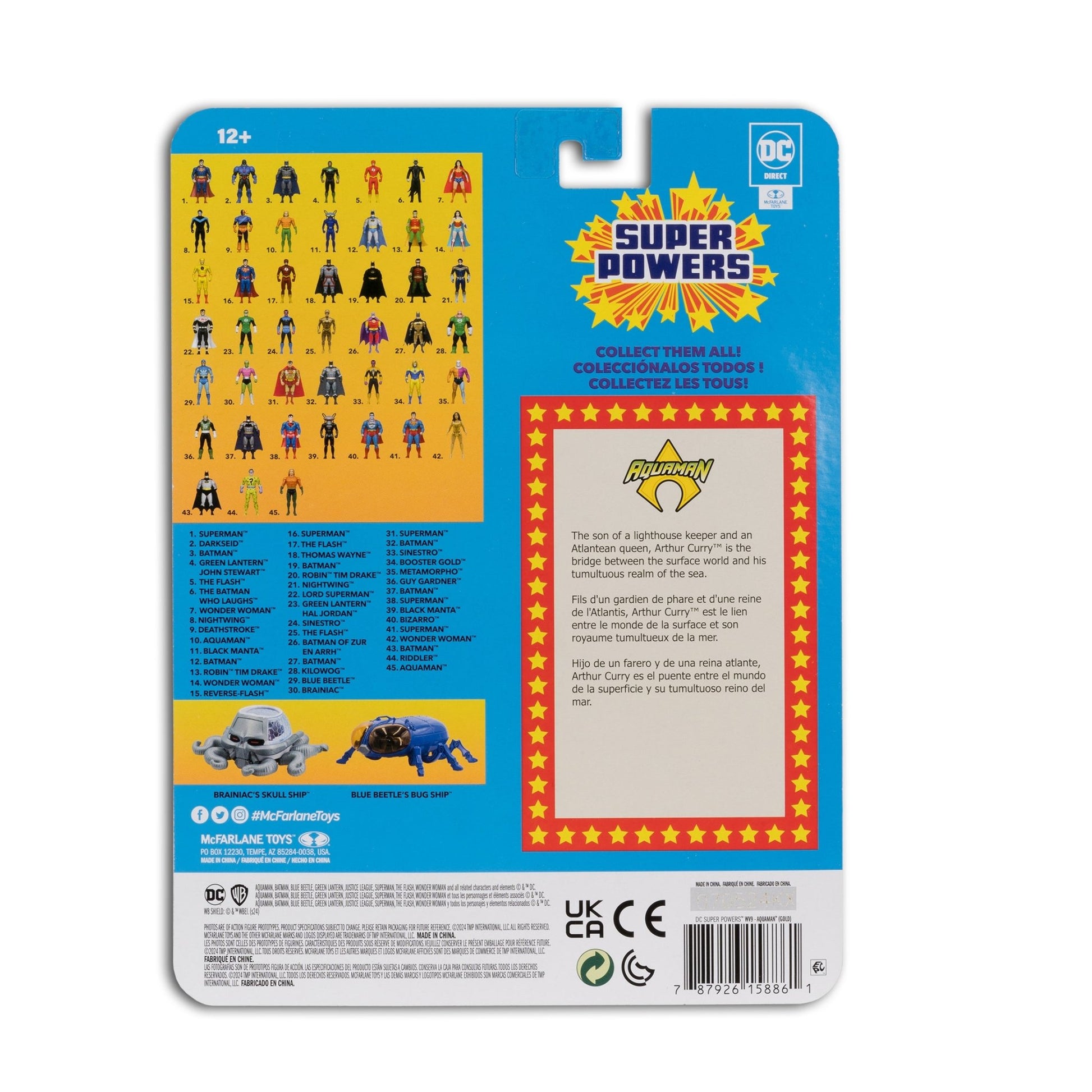 DC Super Powers Aquaman Figure - Mastermind Toys___246325