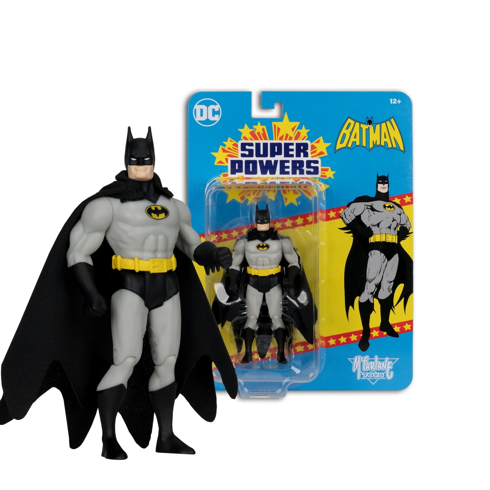 DC Super Powers Batman (Black And Grey) Figure - Mastermind Toys___246328