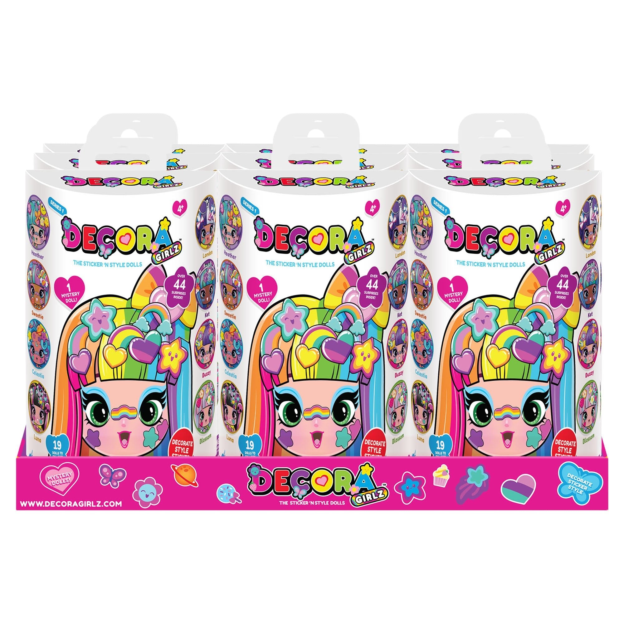 Decora Girlz Dolls Mystery Boxes 9PC CDU - Mastermind Toys___248990