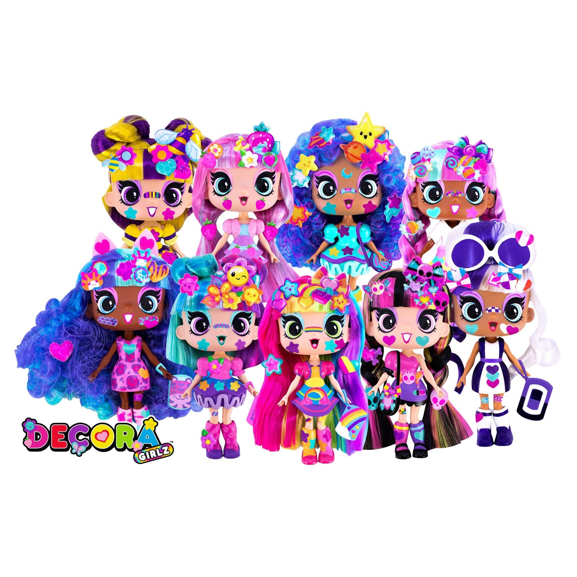 Decora Girlz Dolls Mystery Boxes 9PC CDU - Mastermind Toys___248990