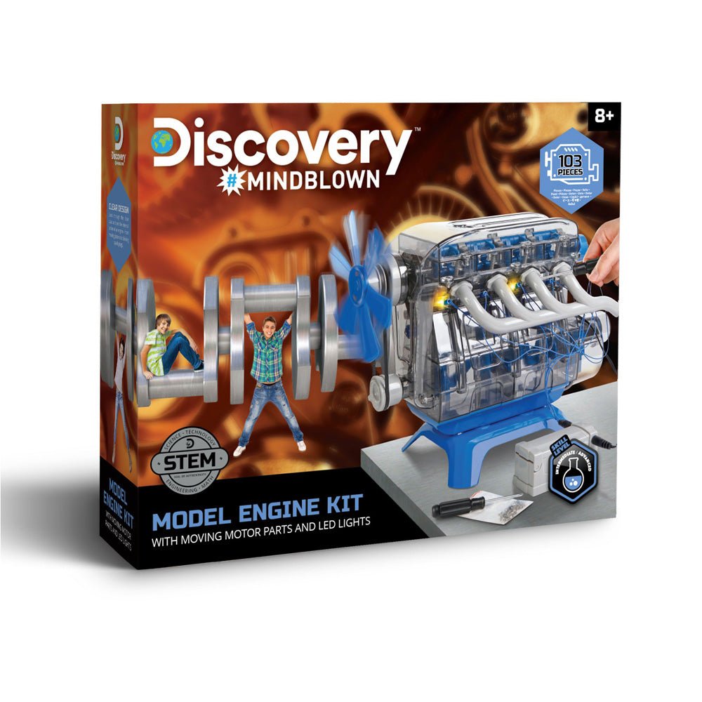 Discovery Mindblown Kids Model Engine Kit - Mastermind Toys___234375