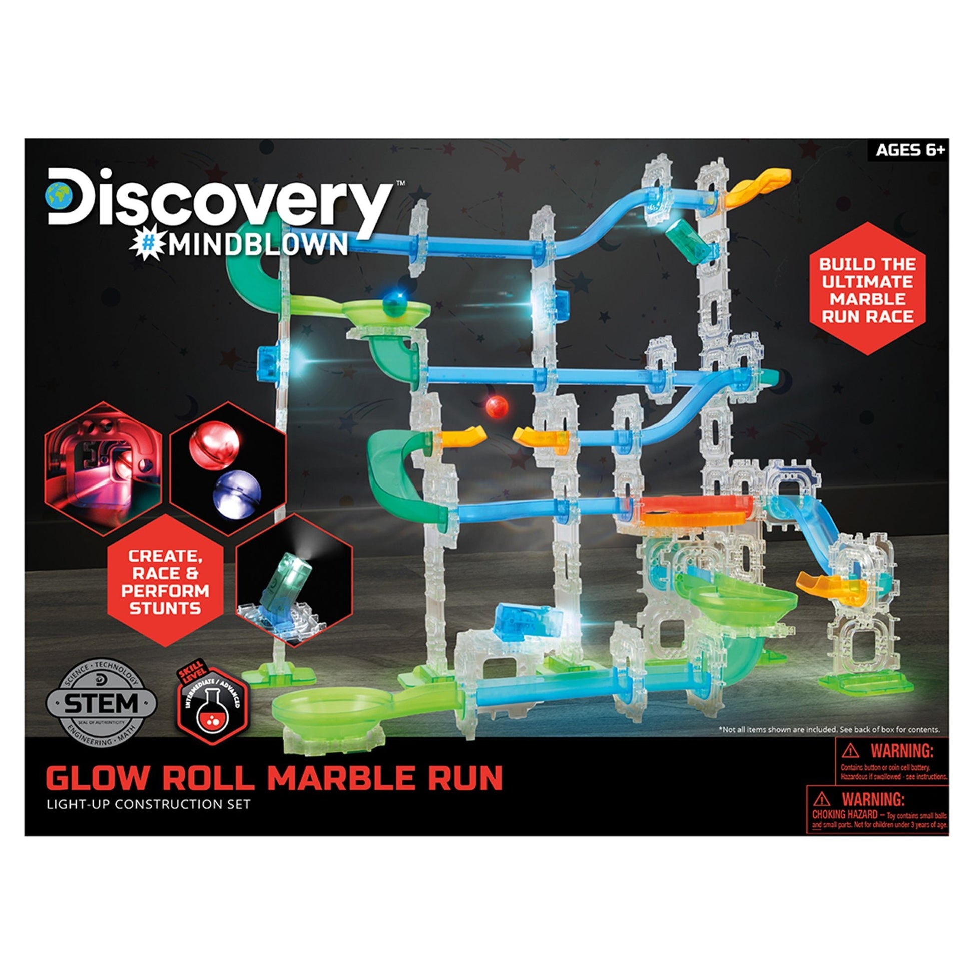 Discovery Toy Tile Marble Run Set with Lights - Mastermind Toys___249049