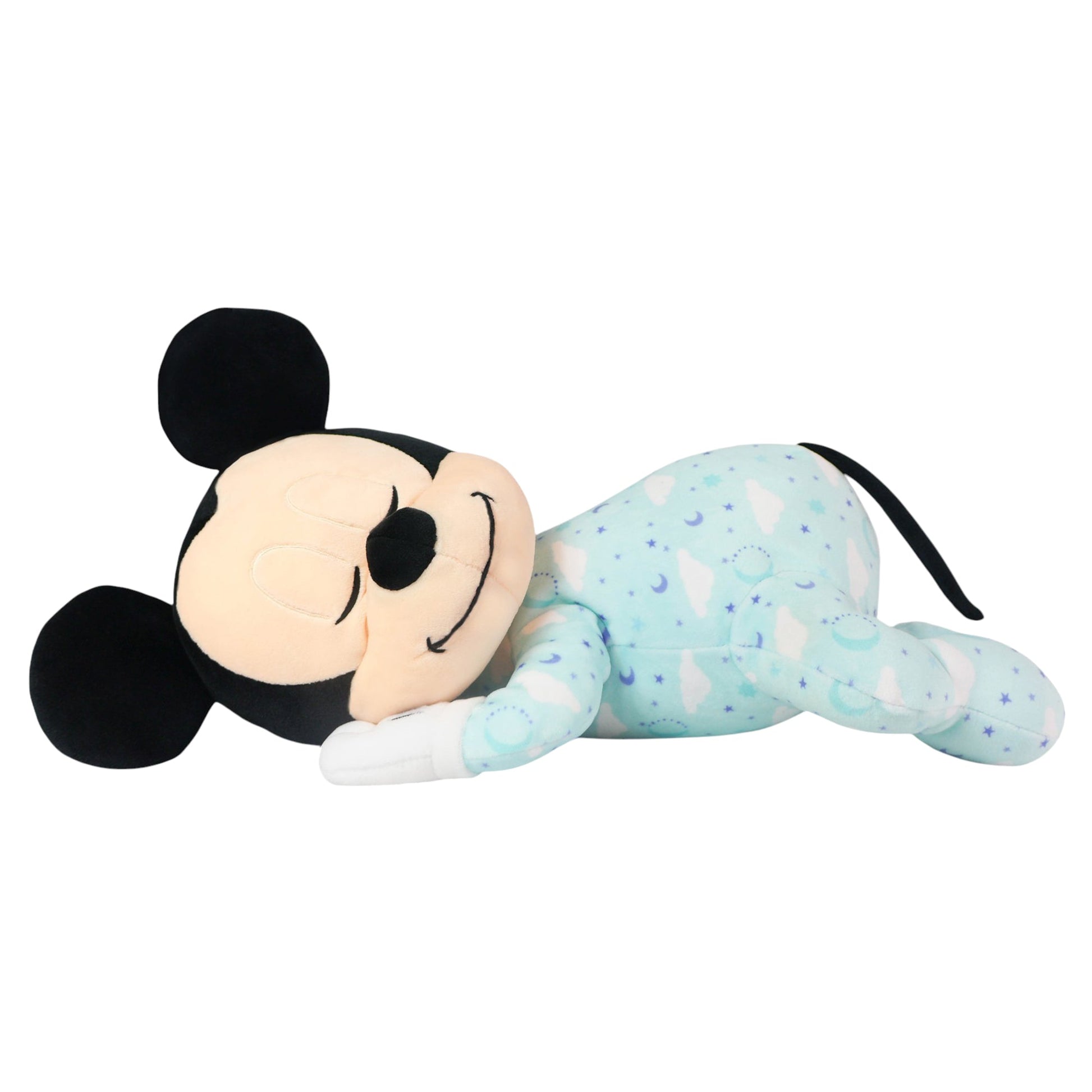 Disney - Mickey Mouse Sleeping Baby Plush - New PJ - Mastermind Toys___247505
