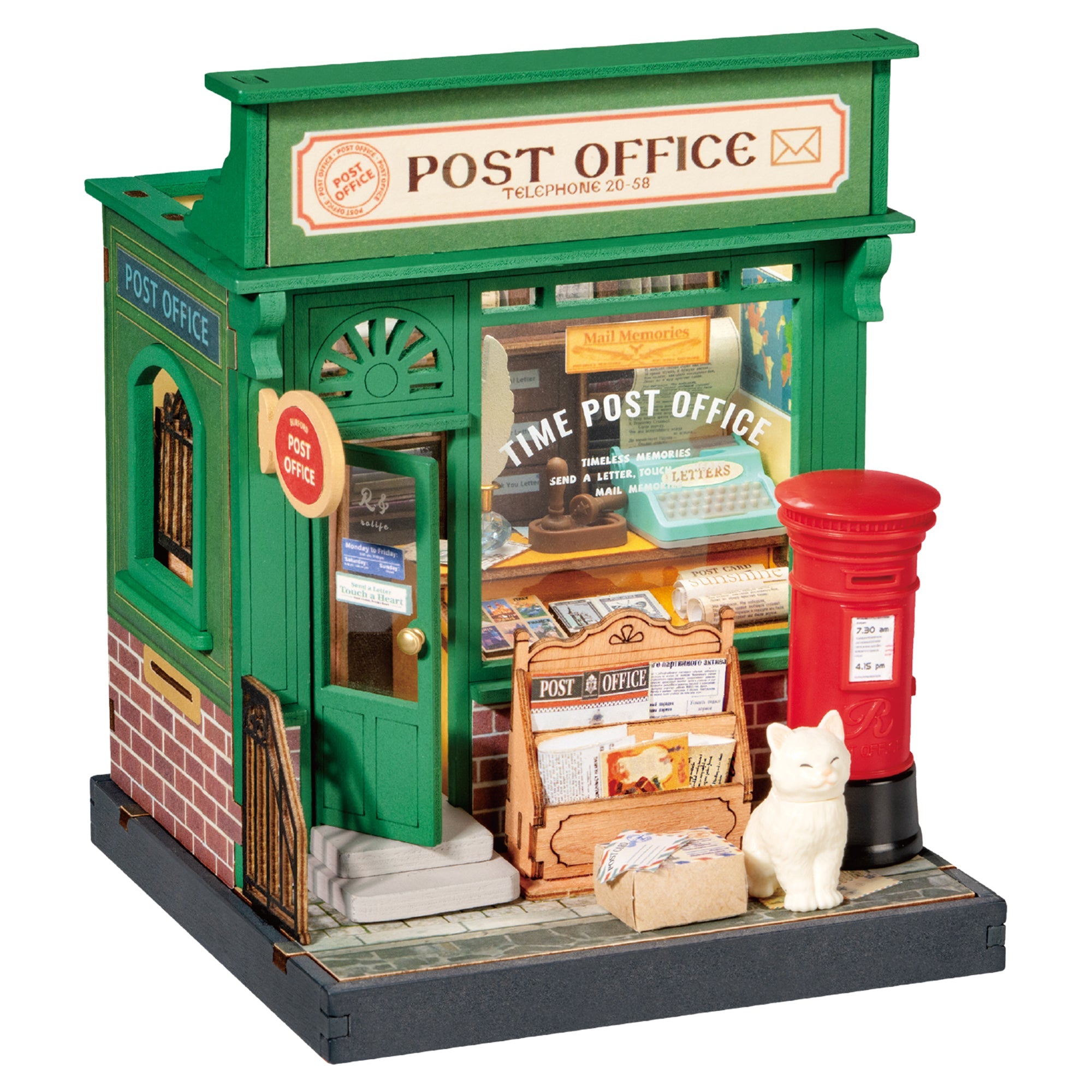 DIY Miniature House Century Post Office - Mastermind Toys___248356