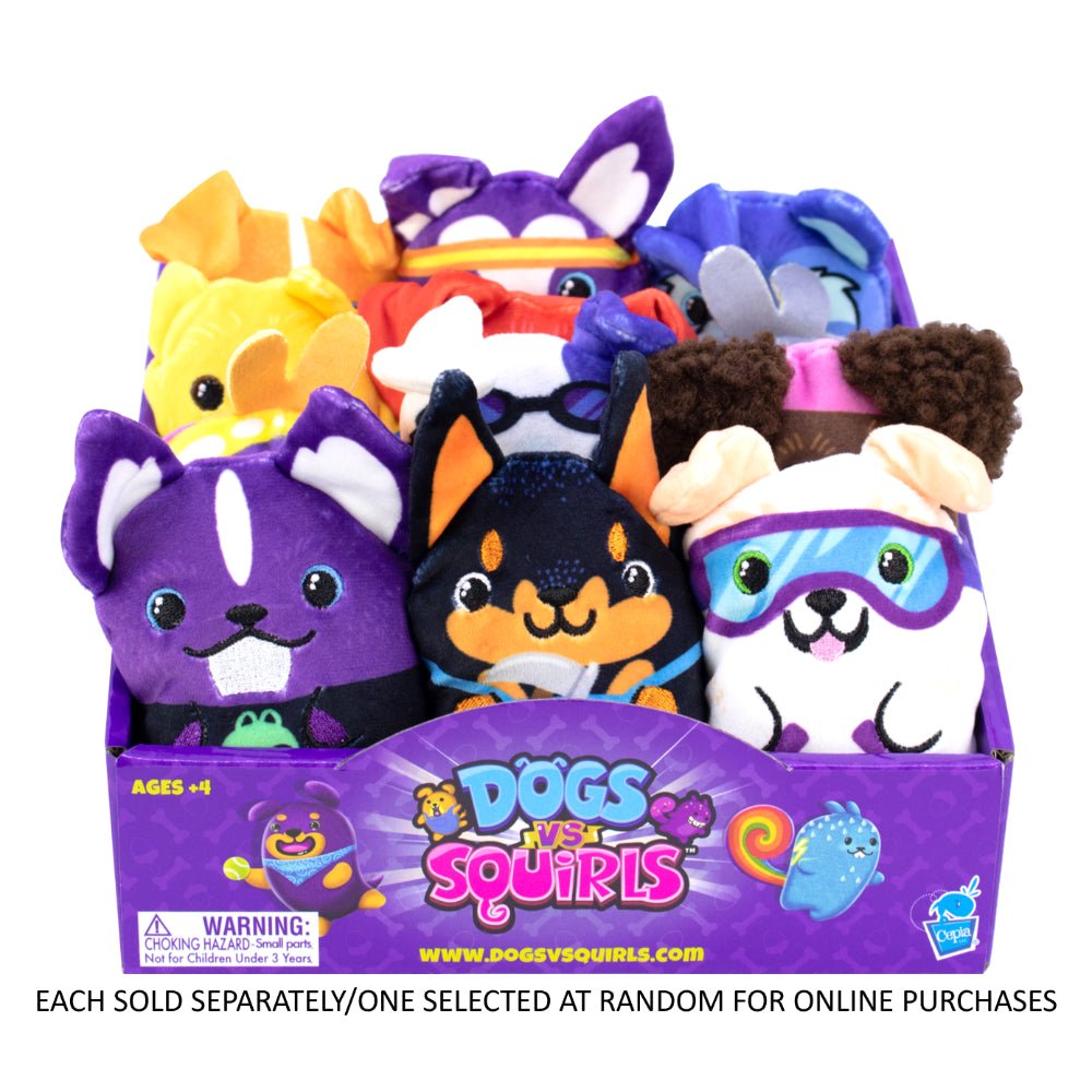 Dogs vs Squirls Bean Assorted - Mastermind Toys___227177