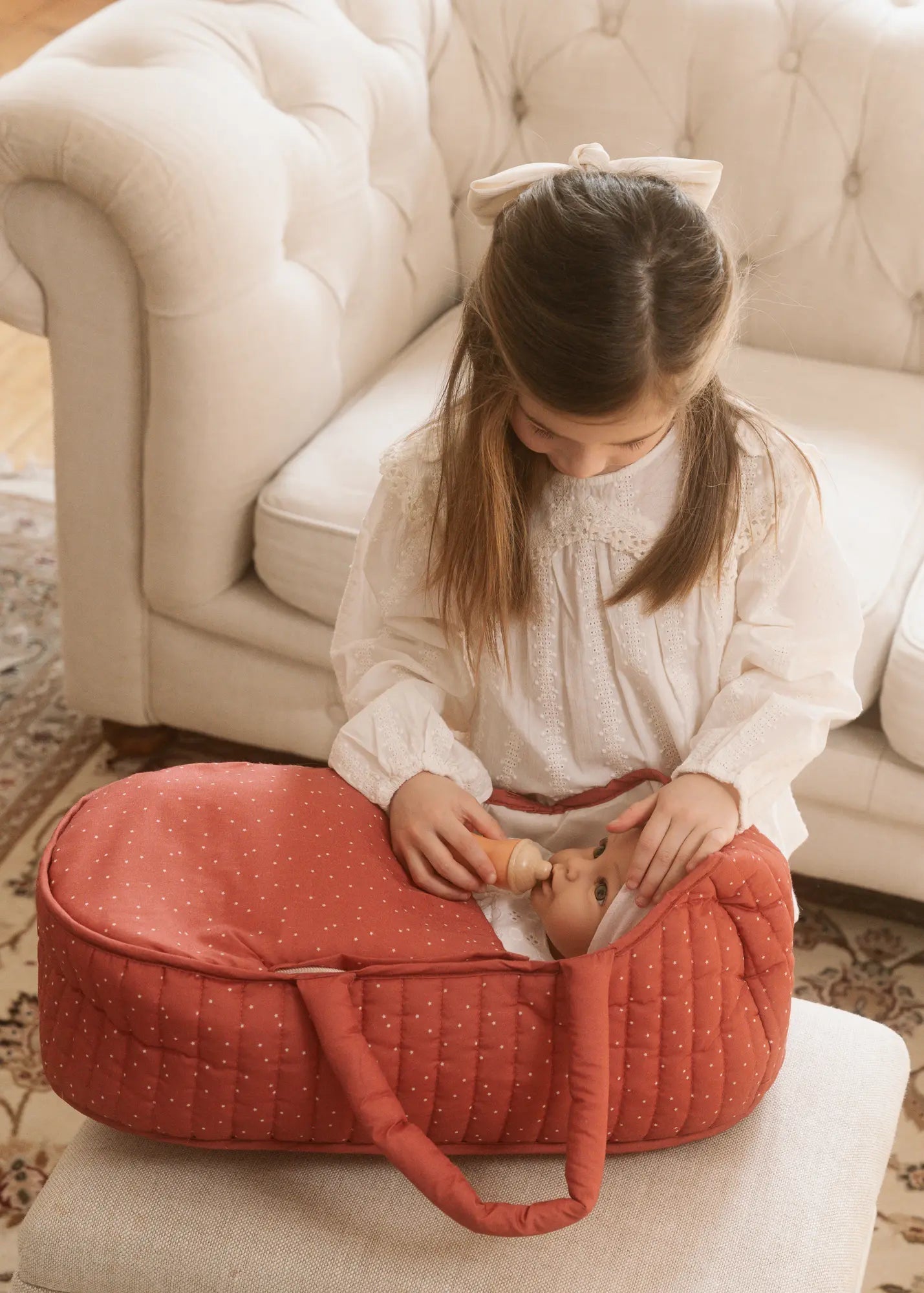 Doll Moses Basket - Fresa - Mastermind Toys___250762